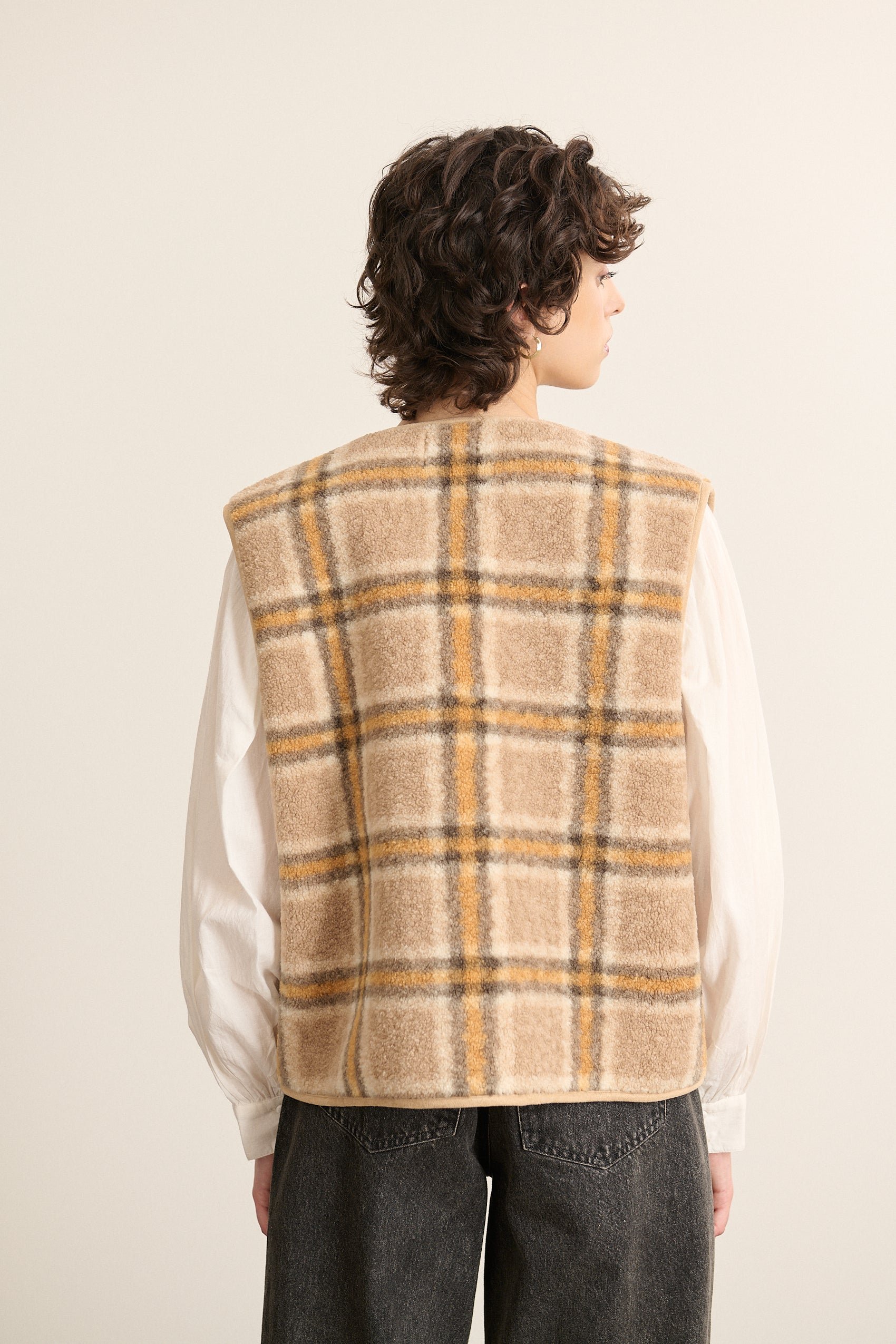 Sleeveless jacket GARANCE PARIS Yellow