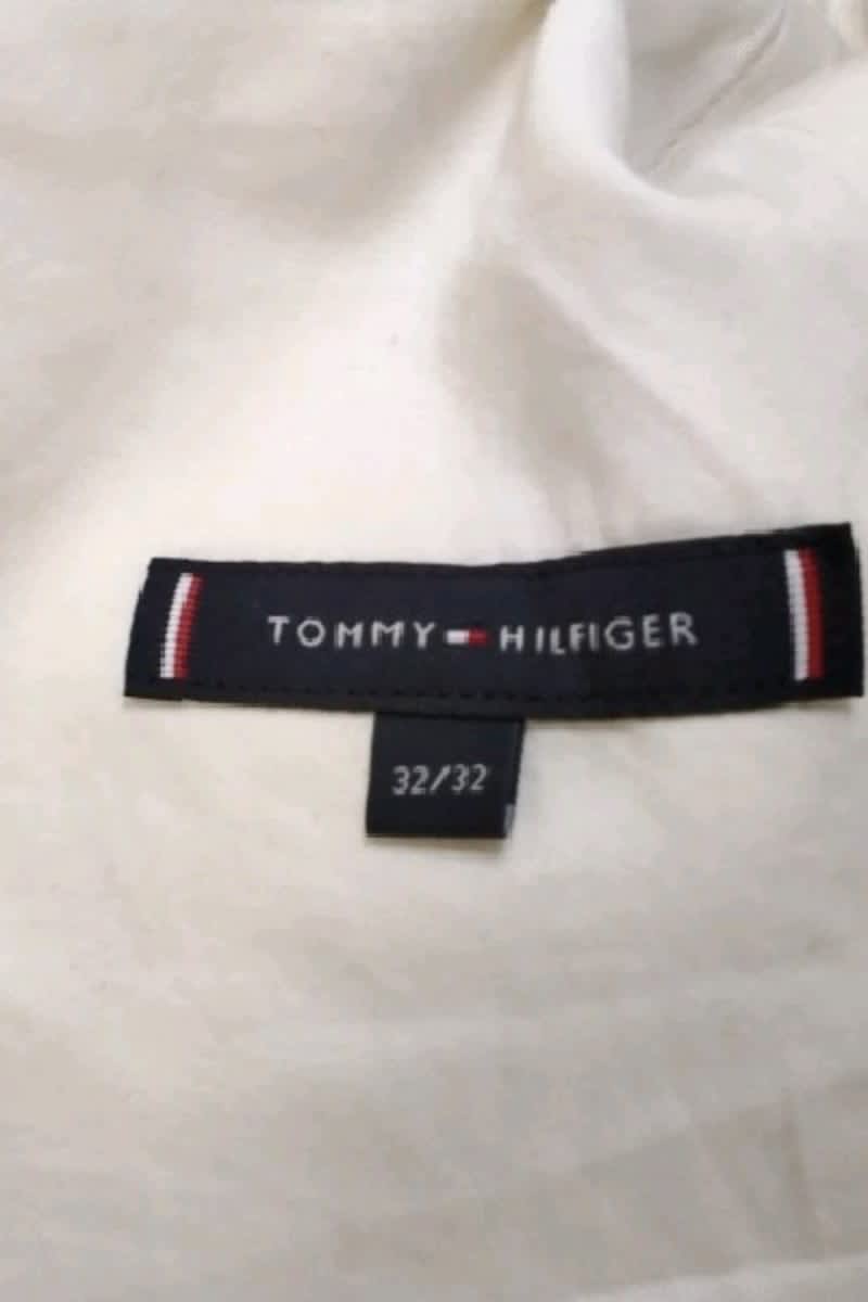 Carrot trousers TOMMY HILFIGER - SECONDE MAIN Beige