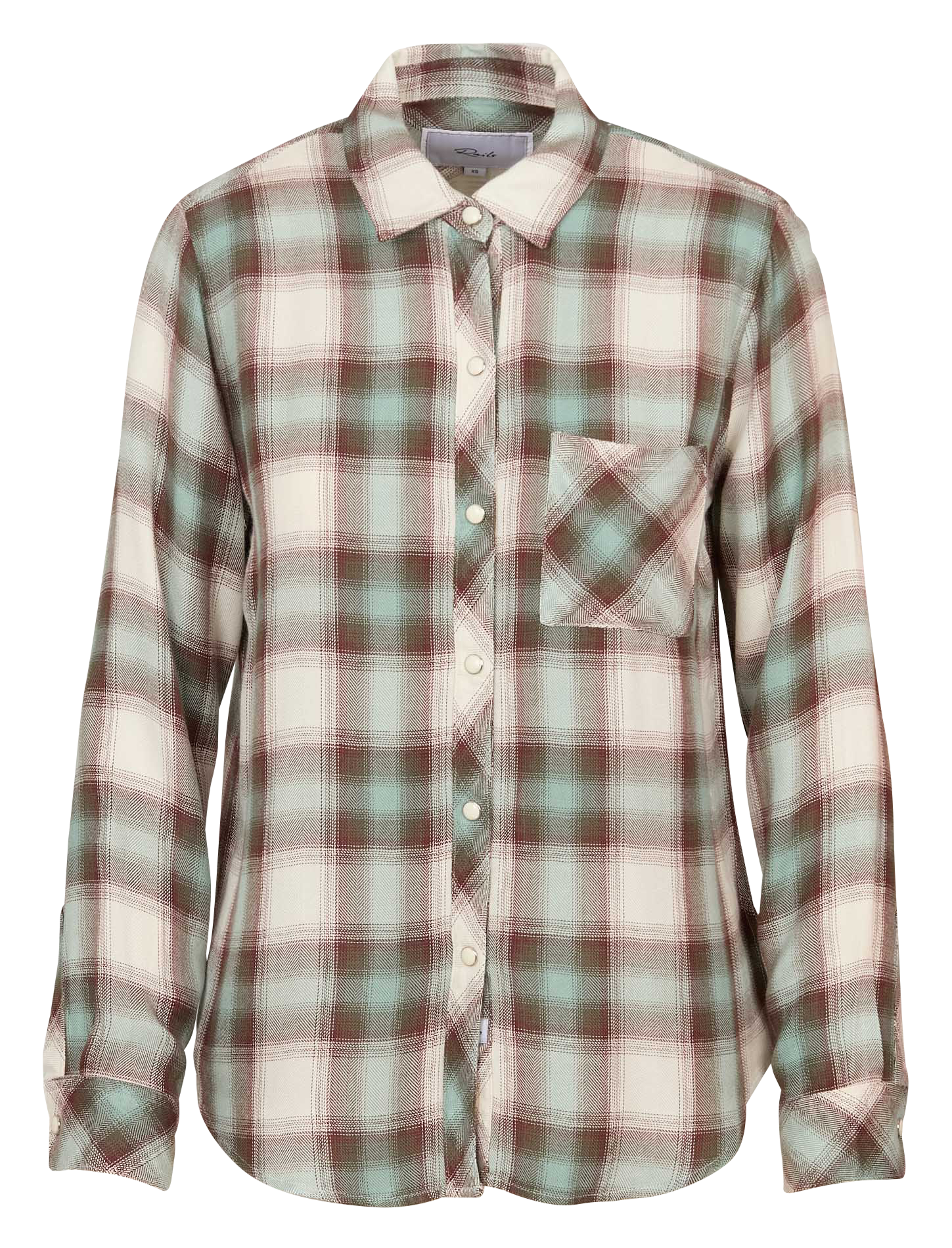 Chemise droite à carreaux RAILS Multicolore