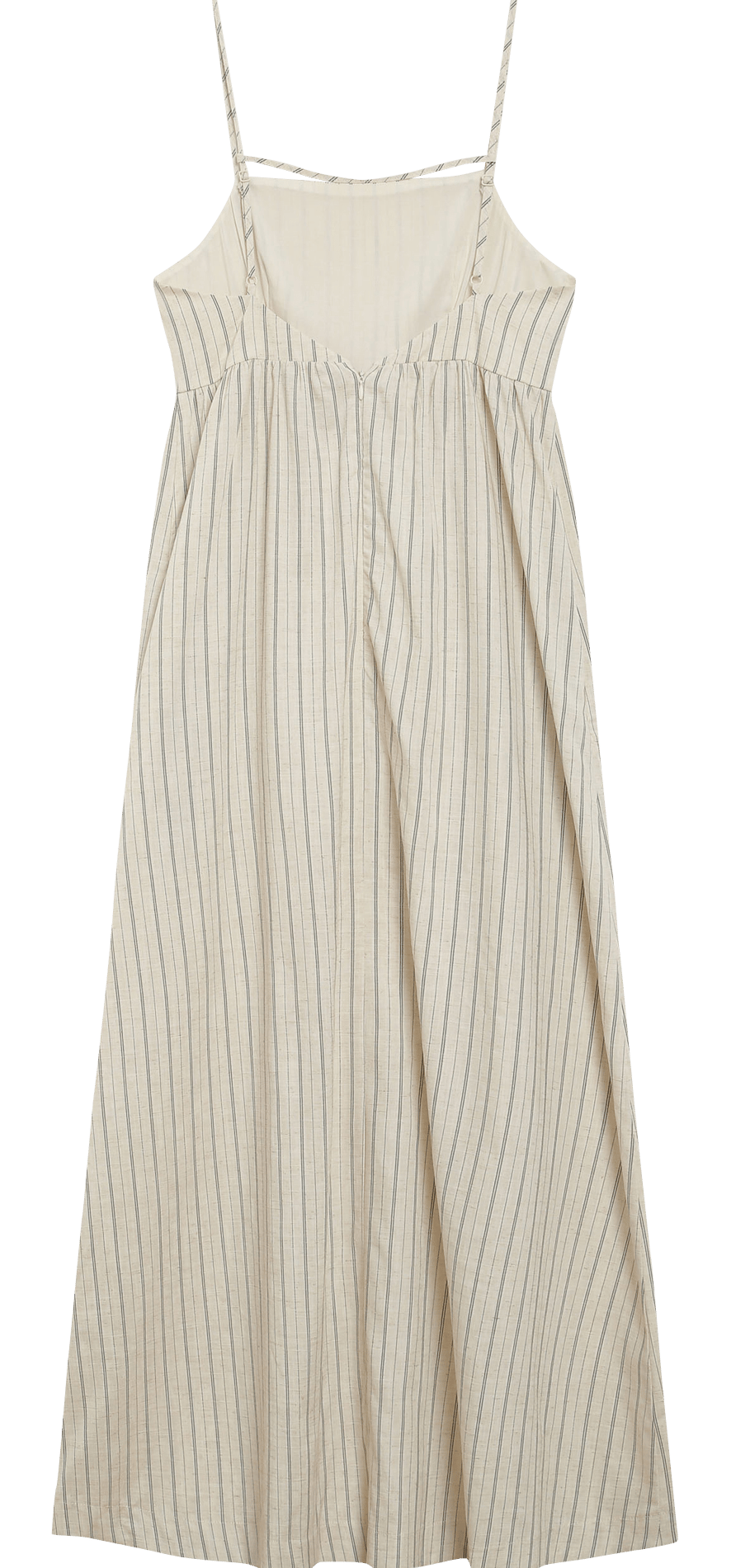 Lange jurk met vierkante hals GRACE ET MILA Beige