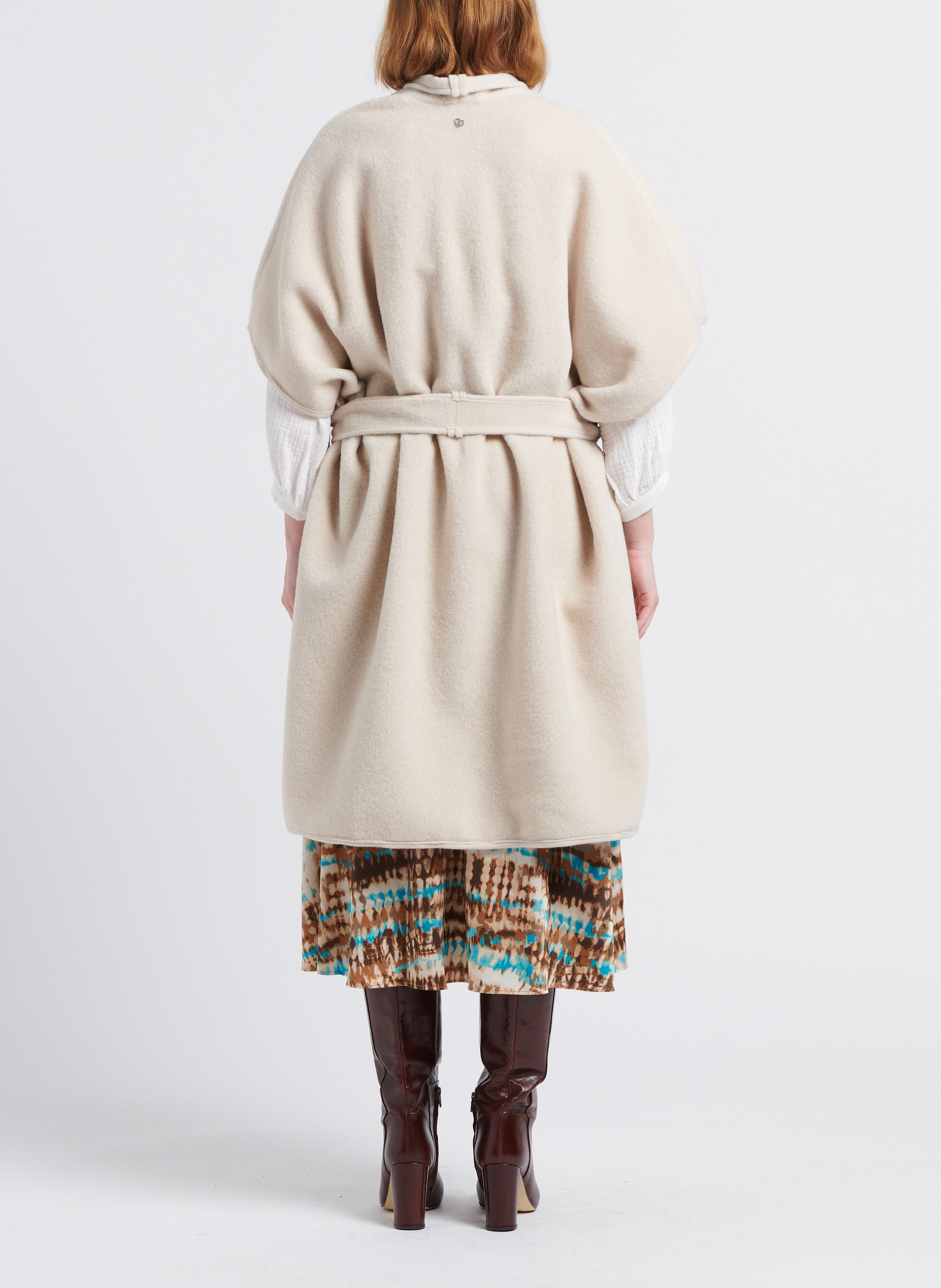 Long cardigan PLEASE Beige