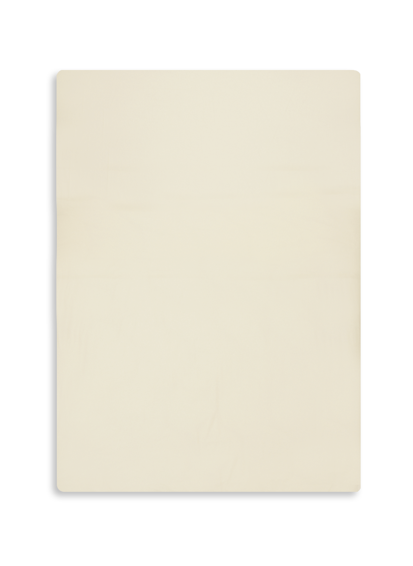 Drap housse en coton DH PERCALE Vanille