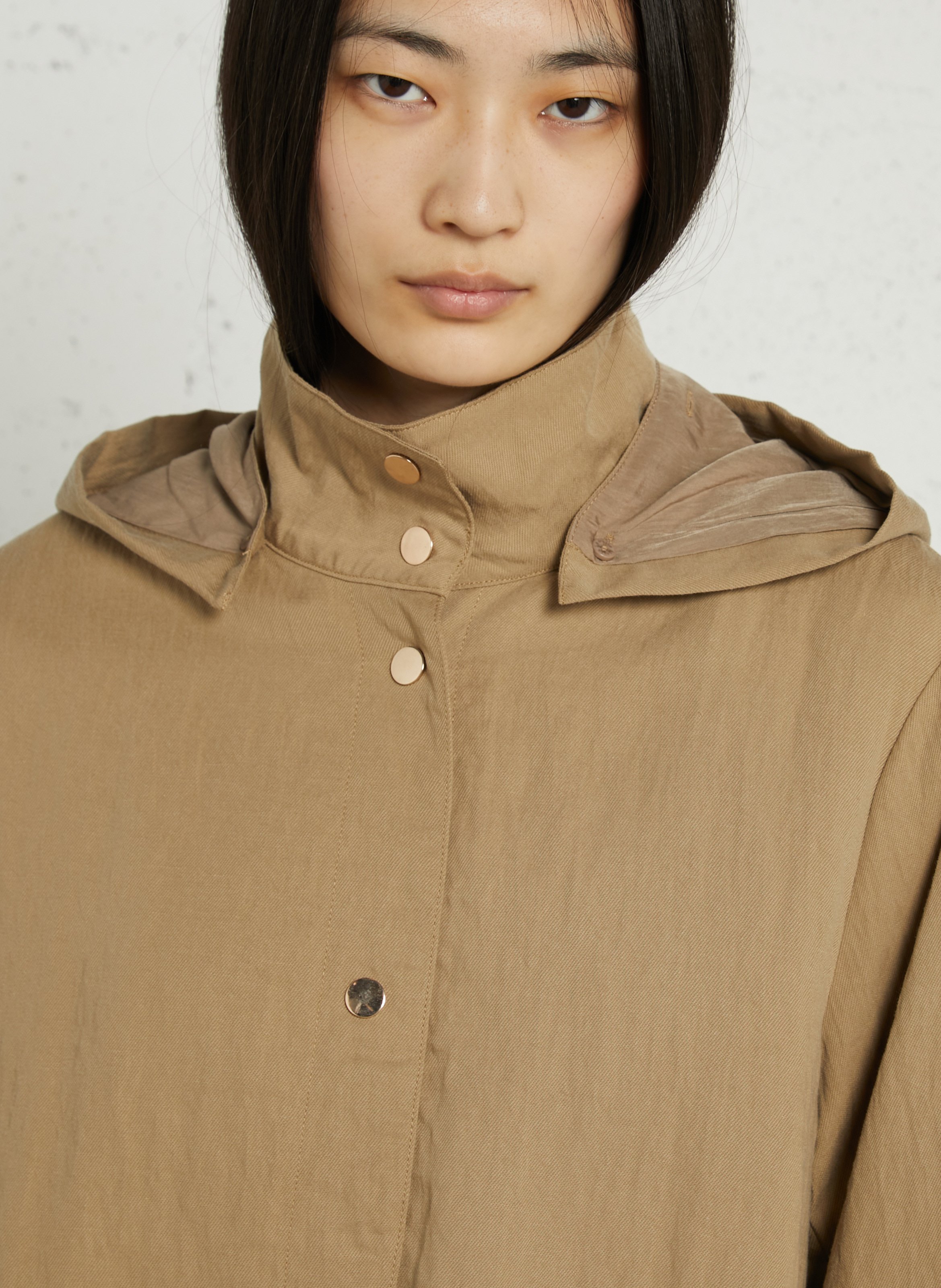 Parka col montant LA PETITE ETOILE Marron