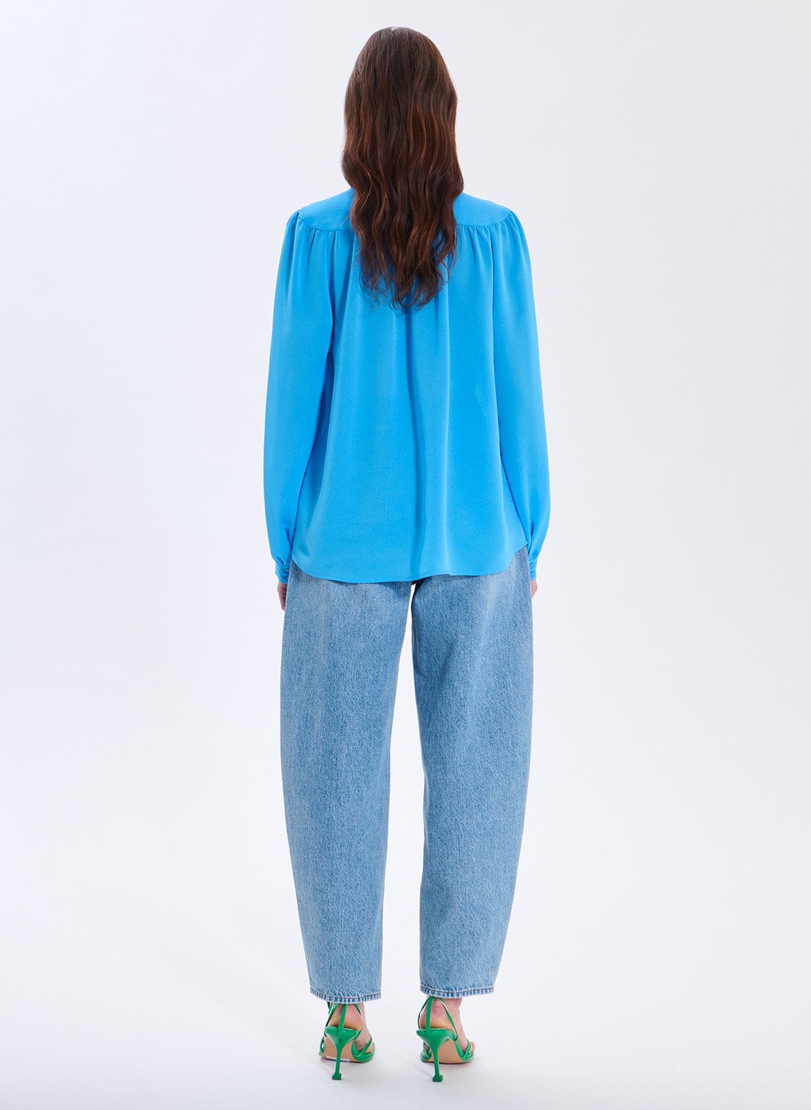 Chemise oversize col classique ZAPA Bleu