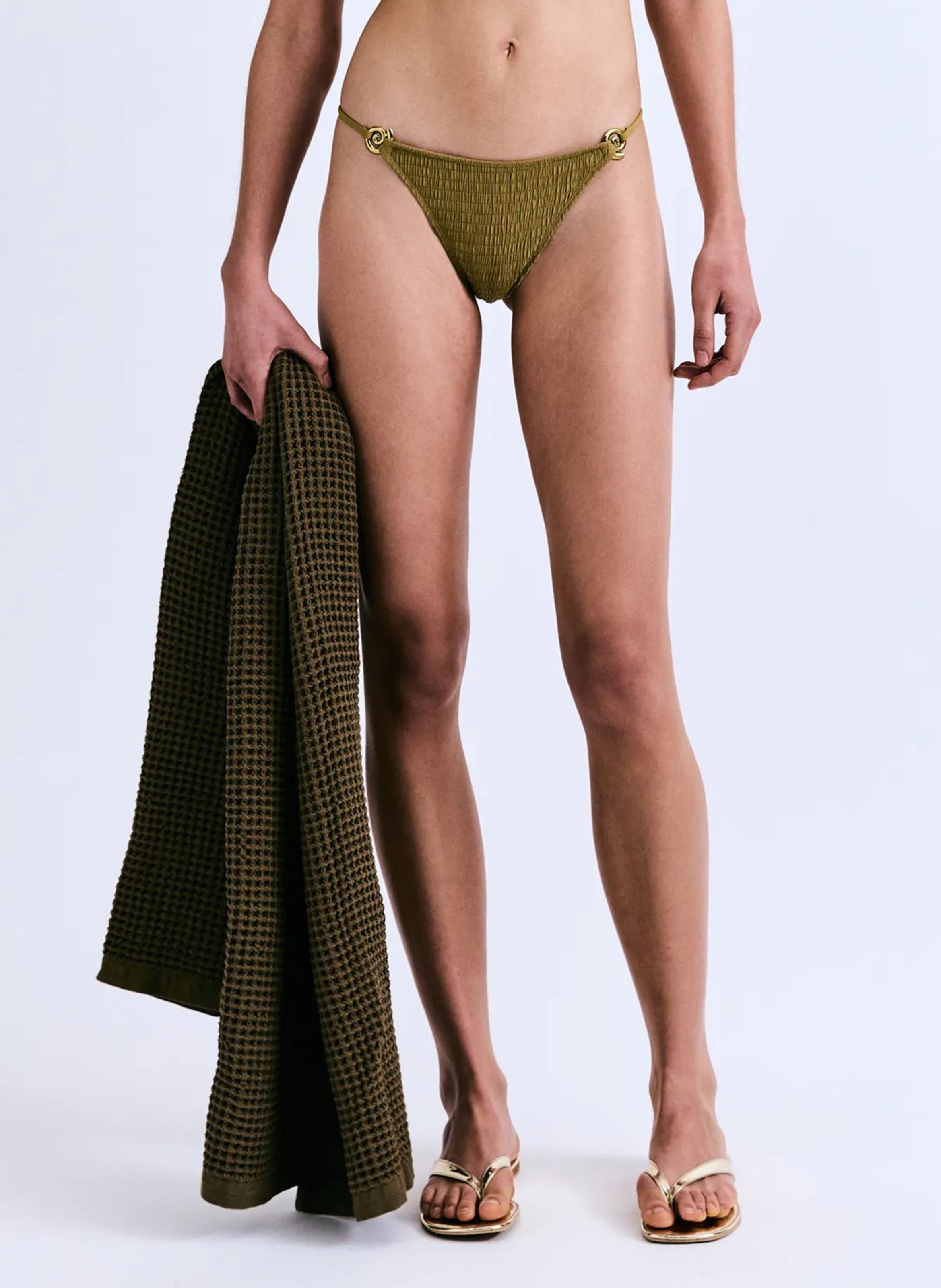 Bas de maillot de bain LOVE STORIES Doré