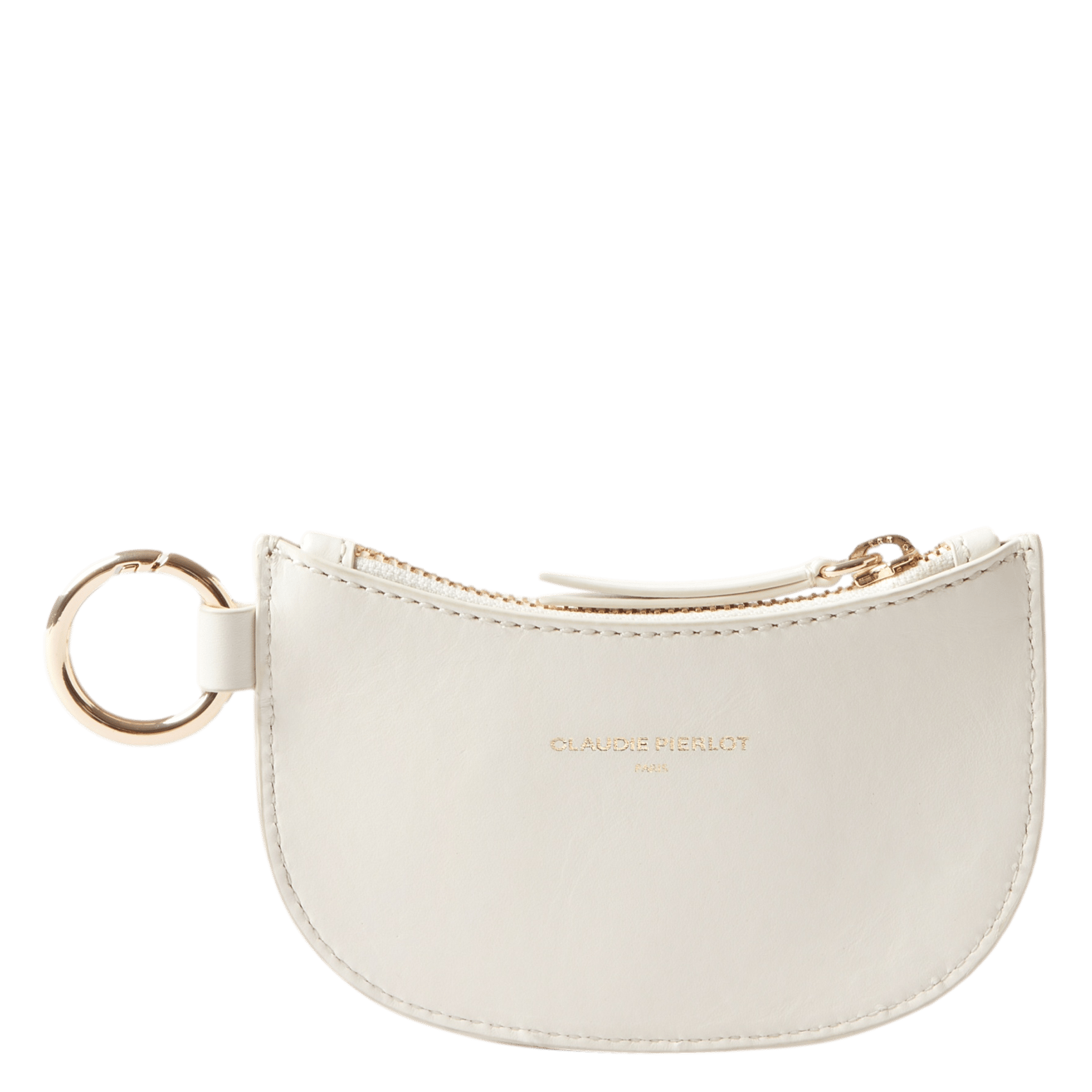 Porte monnaie raphia CLAUDIE PIERLOT Beige