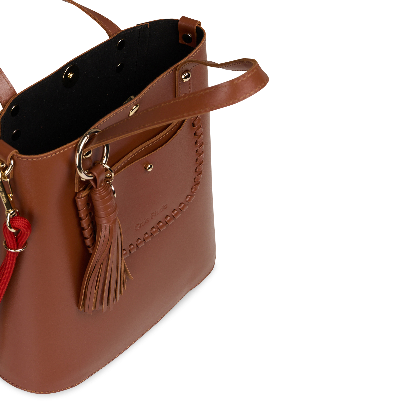 Sac à main en cuir | Marron CRAIE STUDIO Femme