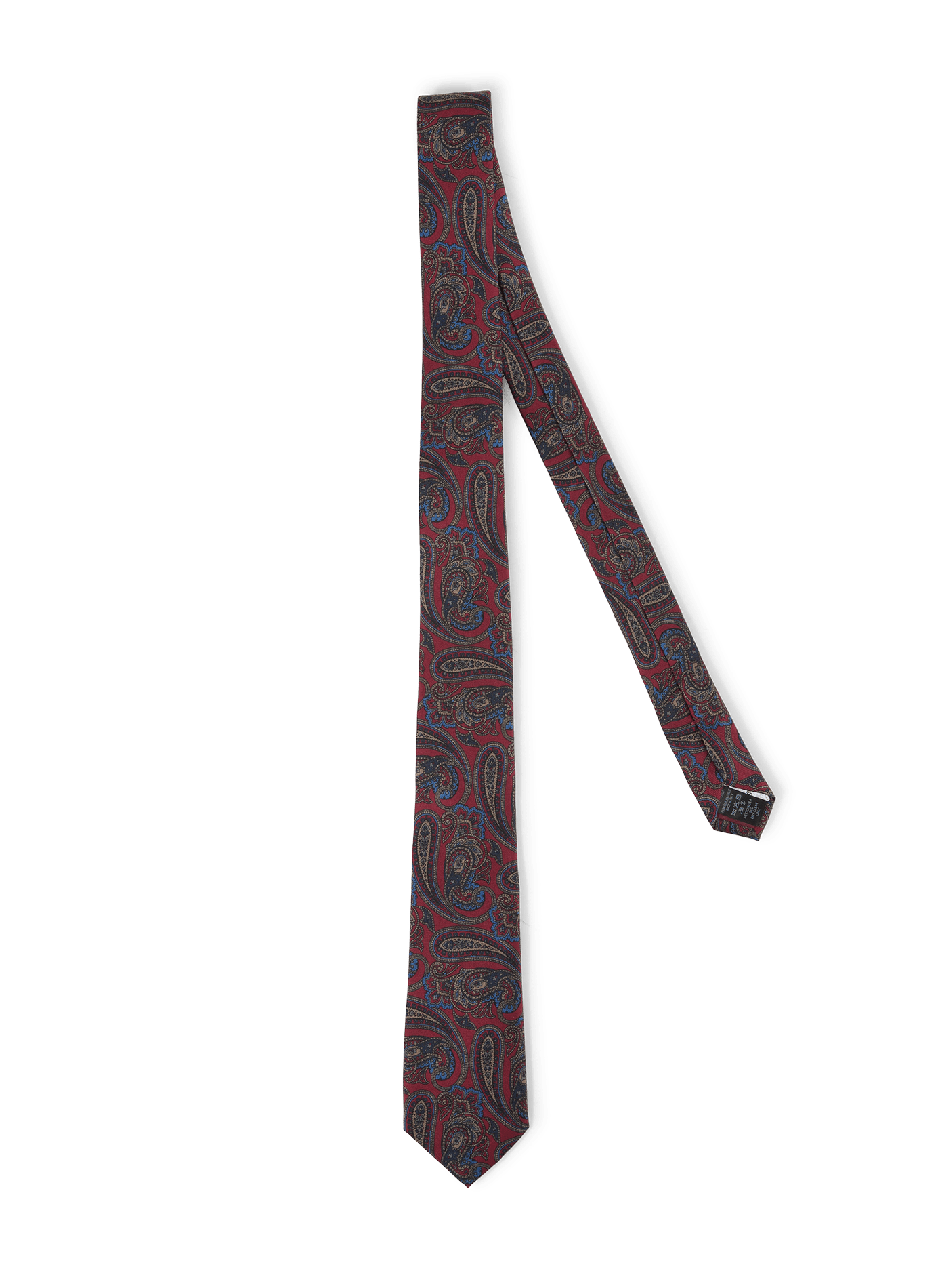Printed silk tie AU PRINTEMPS PARIS Multicolored
