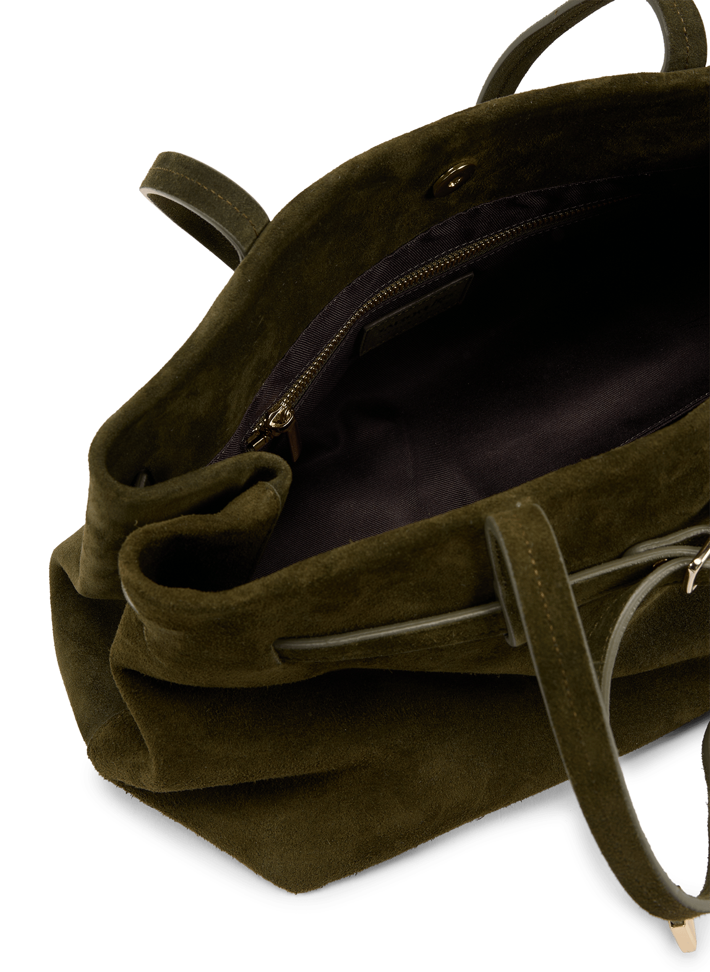 Shoulder bag in leather ilen SAISON 1865 Khaki