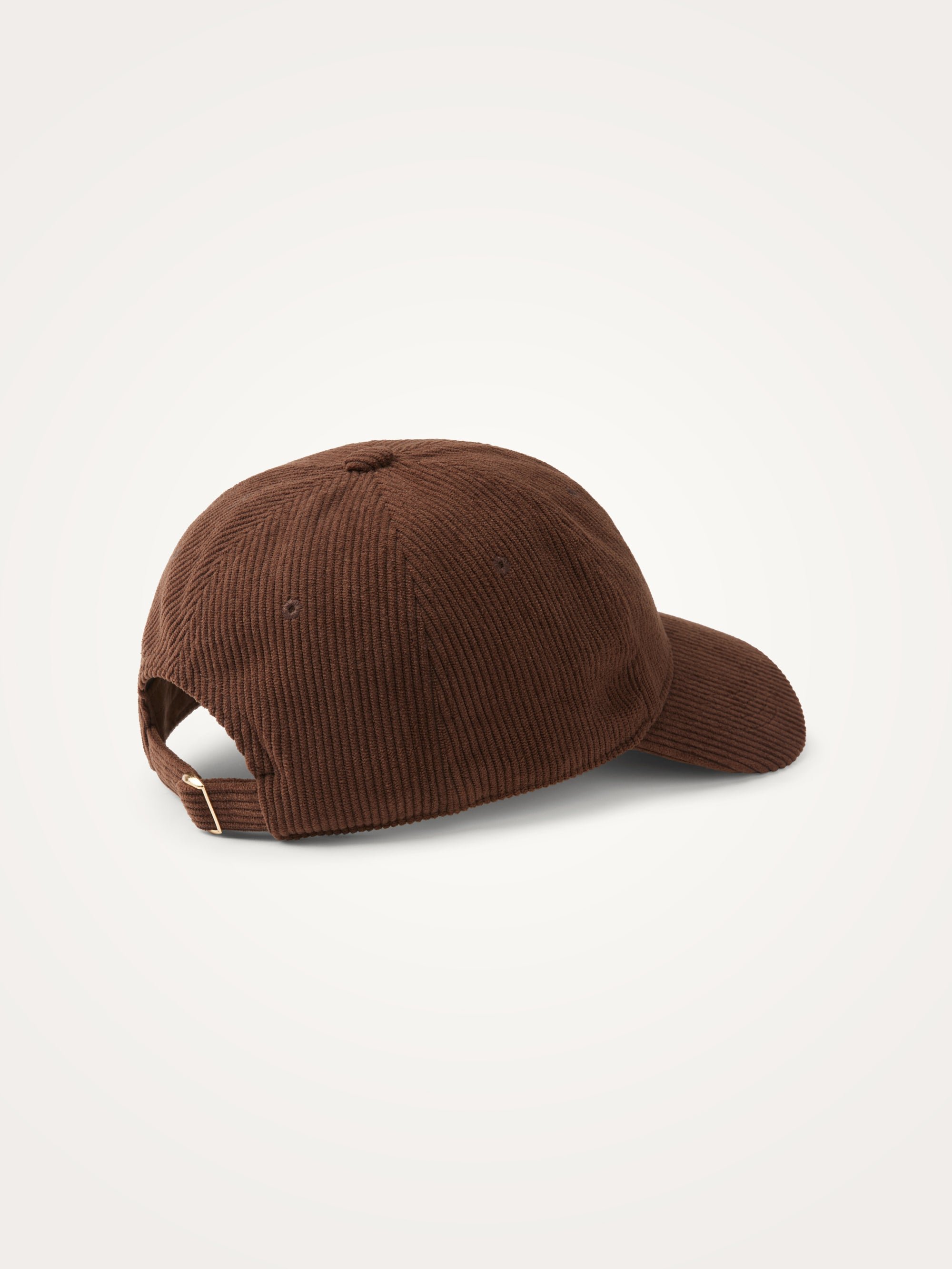 Embroidered monogram cap VANESSA WU Brown