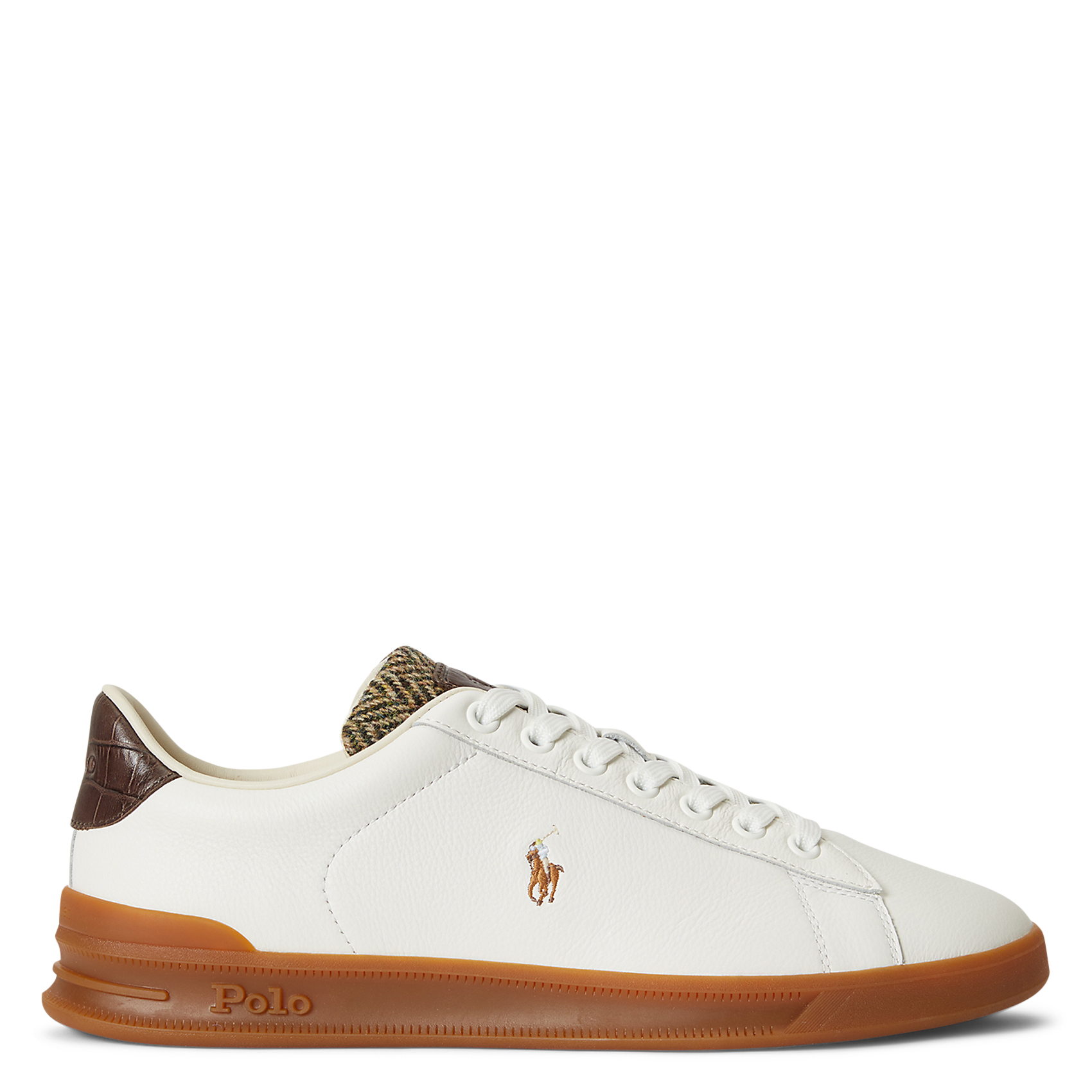 Niedrige Ledersneaker POLO RALPH LAUREN Weiss