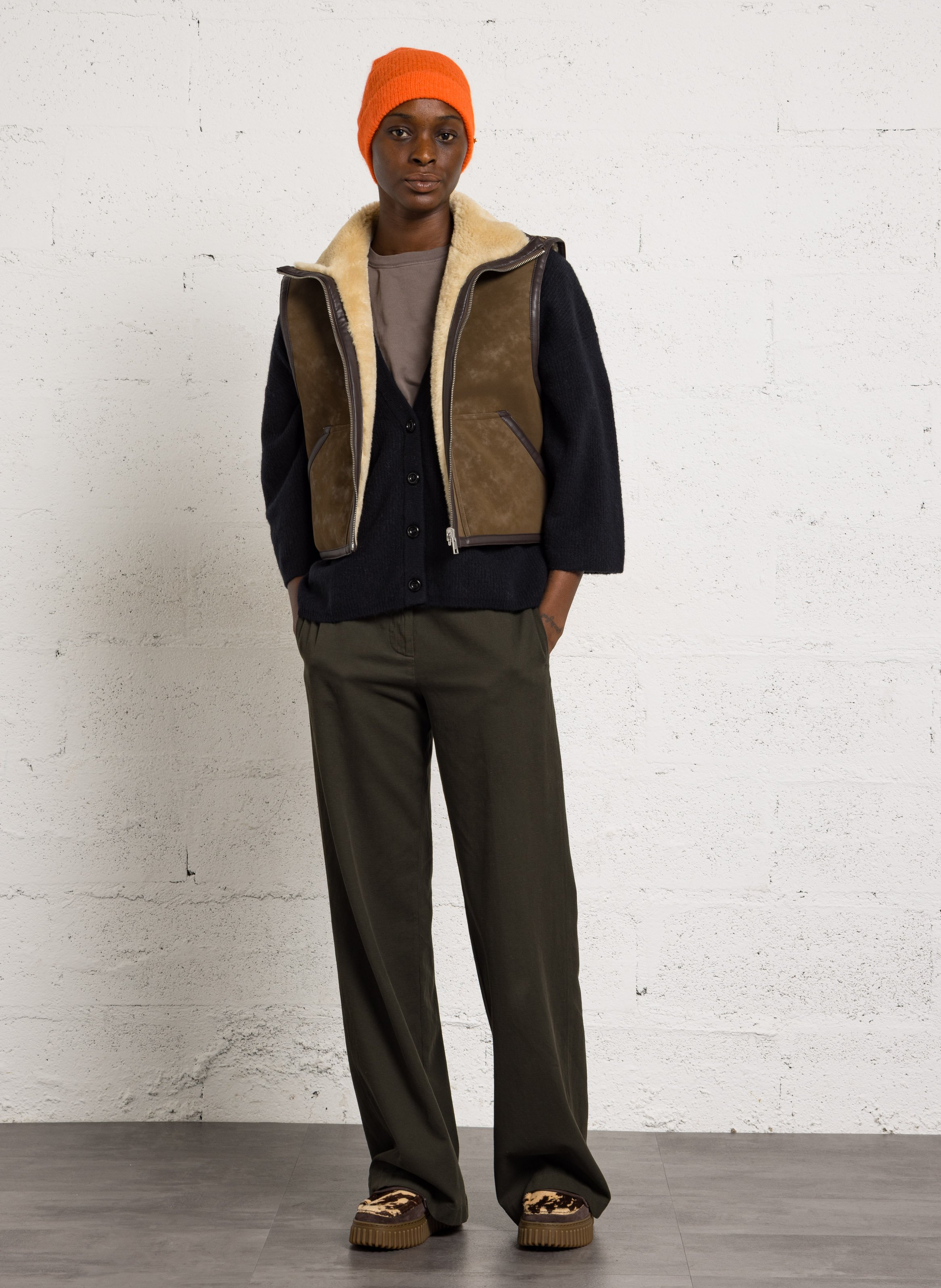 Jacke mit Stehkragen BELLEROSE Khaki