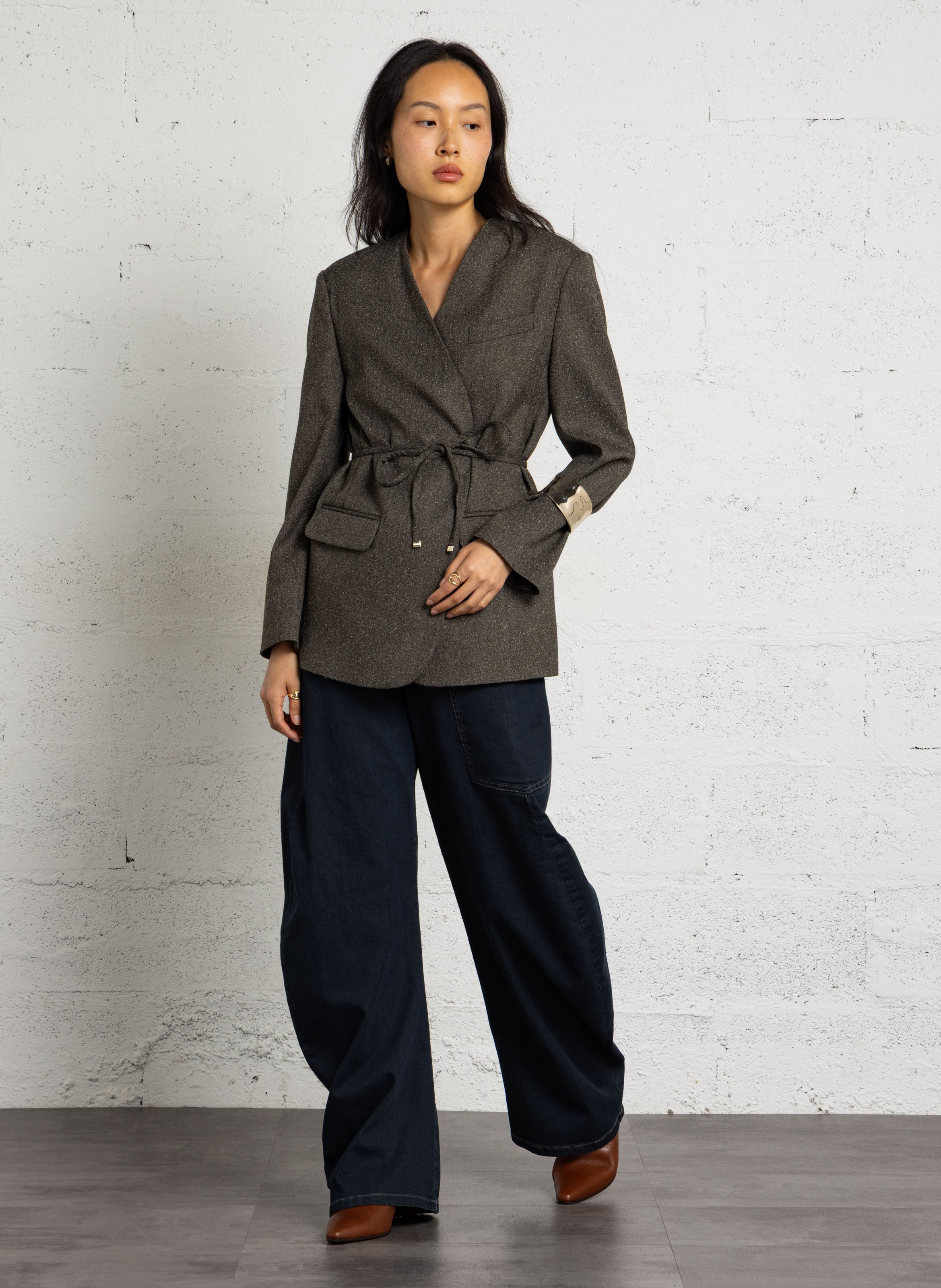 Blazer ceinturé LIU JO Vert