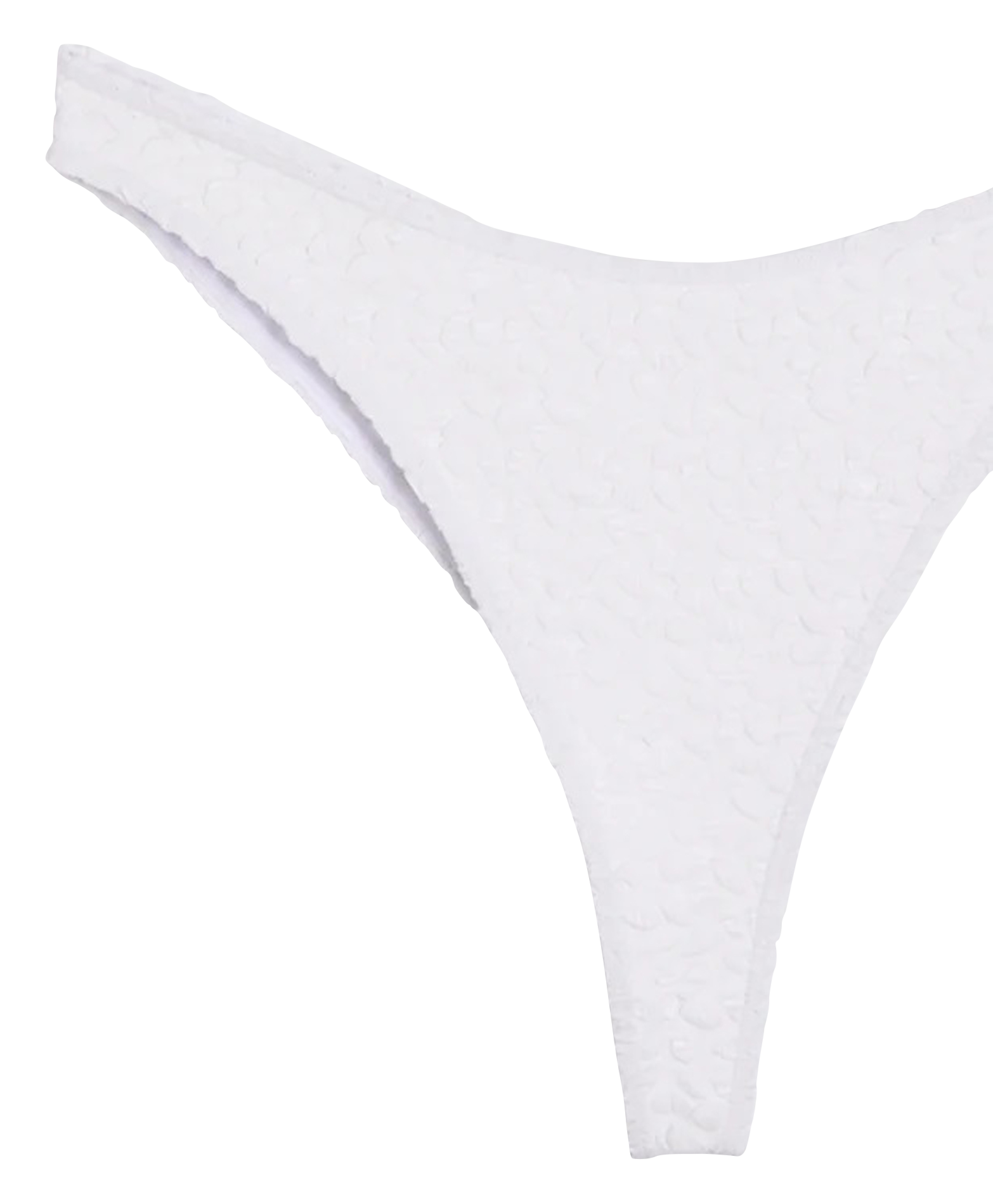 Jacquard bikini bottoms ICONE White