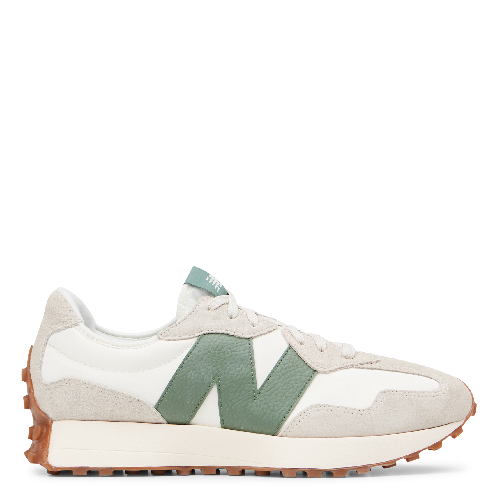 Low-top leather trainers NEW BALANCE Beige