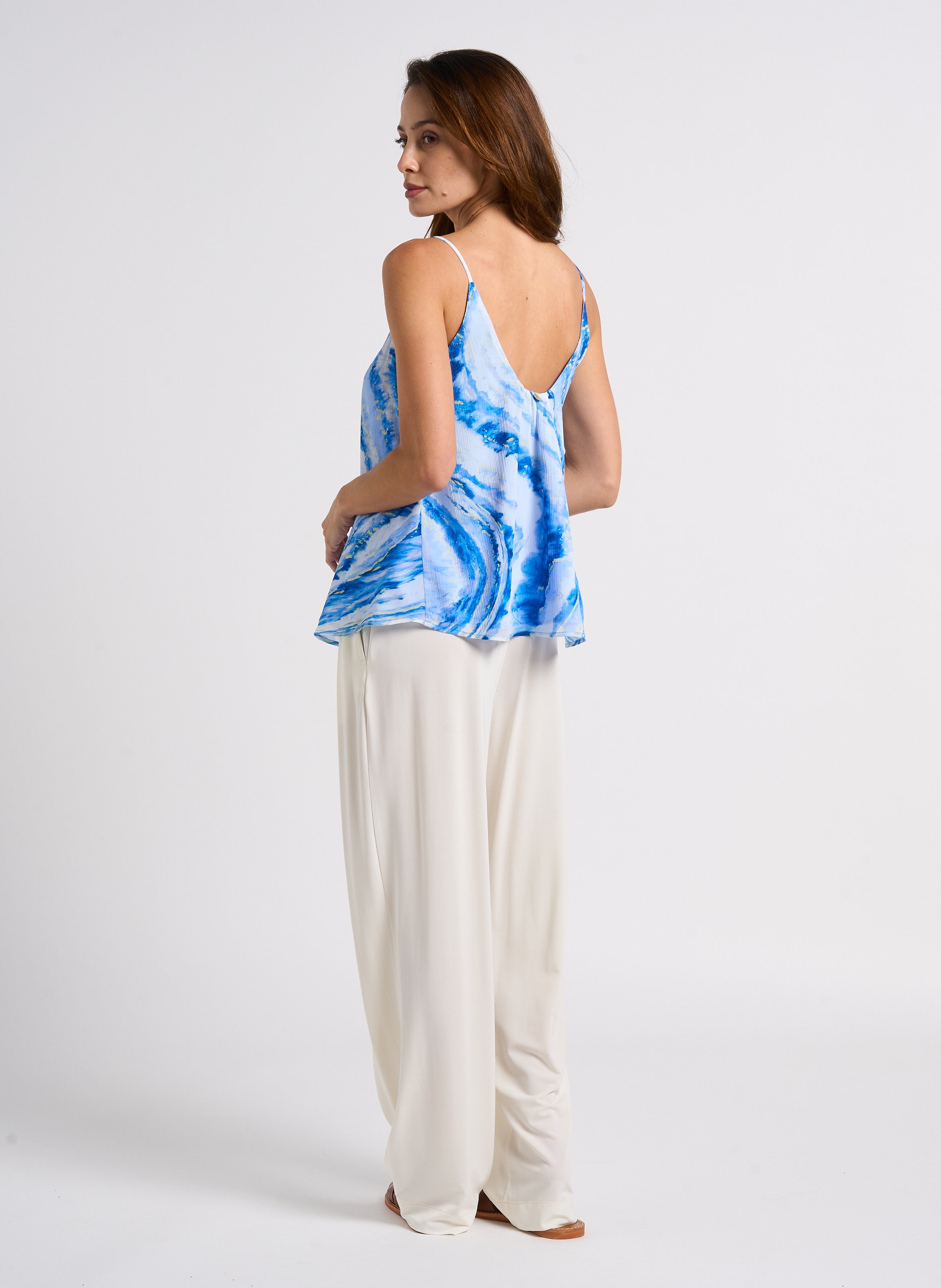 Fluid straight-leg pants MAX MARA LEISURE Beige