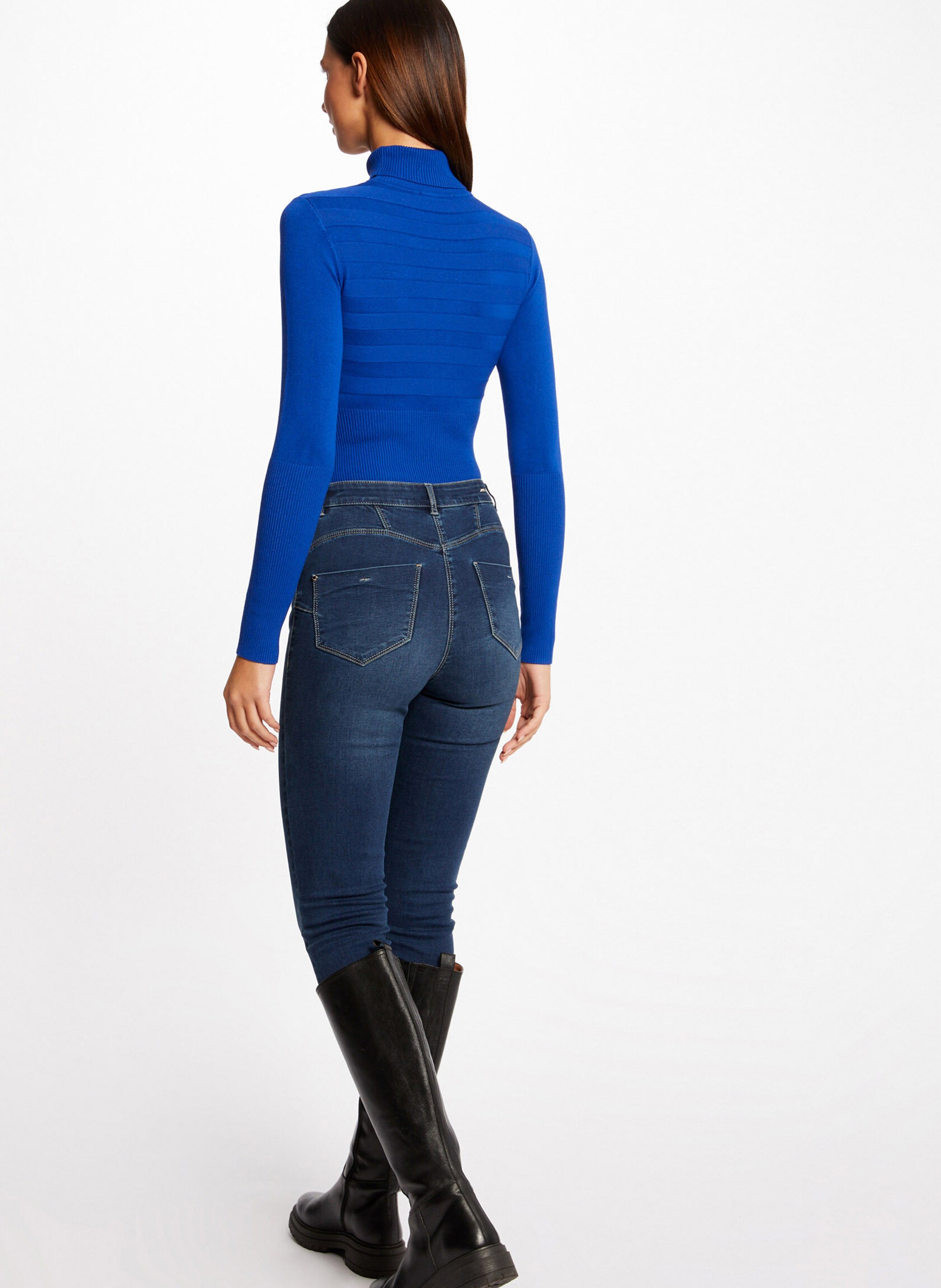 Rollkragenpullover MORGAN Blau