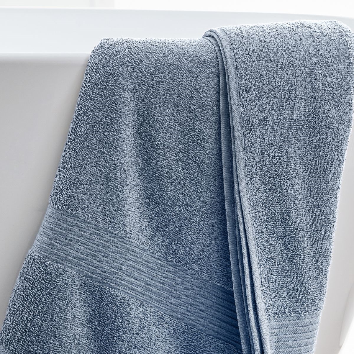 Solid color cotton beach towel TODAY LINGE DE MAISON Blue