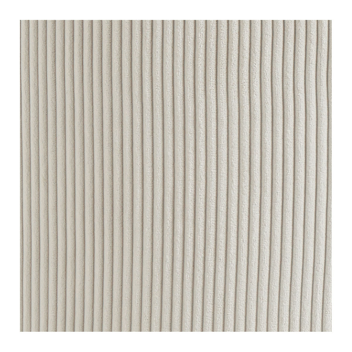 Corduroy armchair BLANC D'IVOIRE Beige