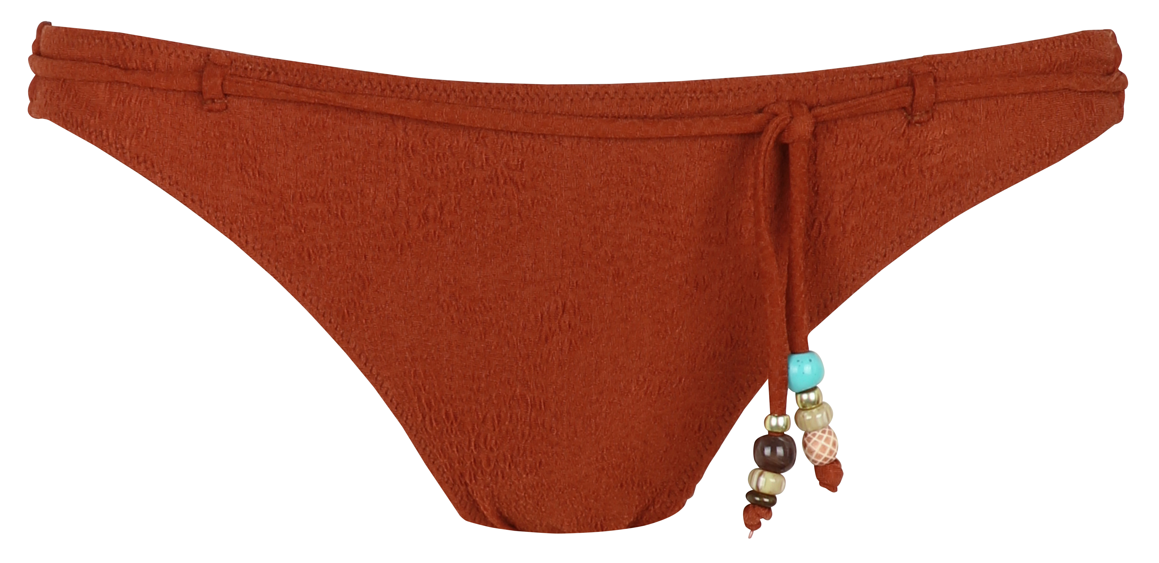 Strukturierte Bikinihose Orange