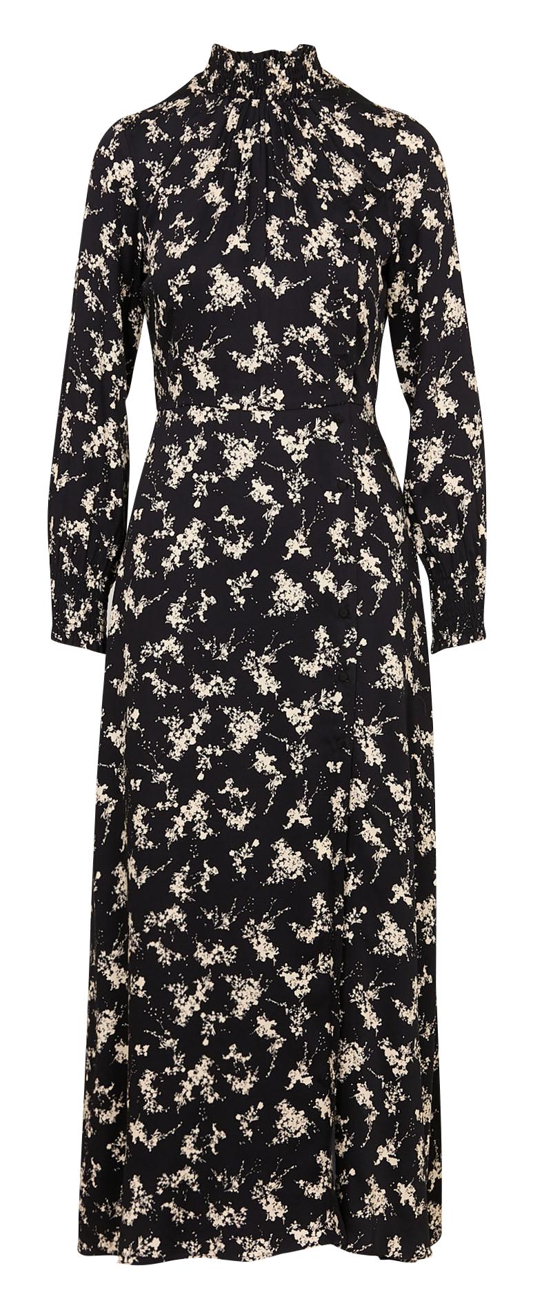 Robe longue imprimée IKKS Noir