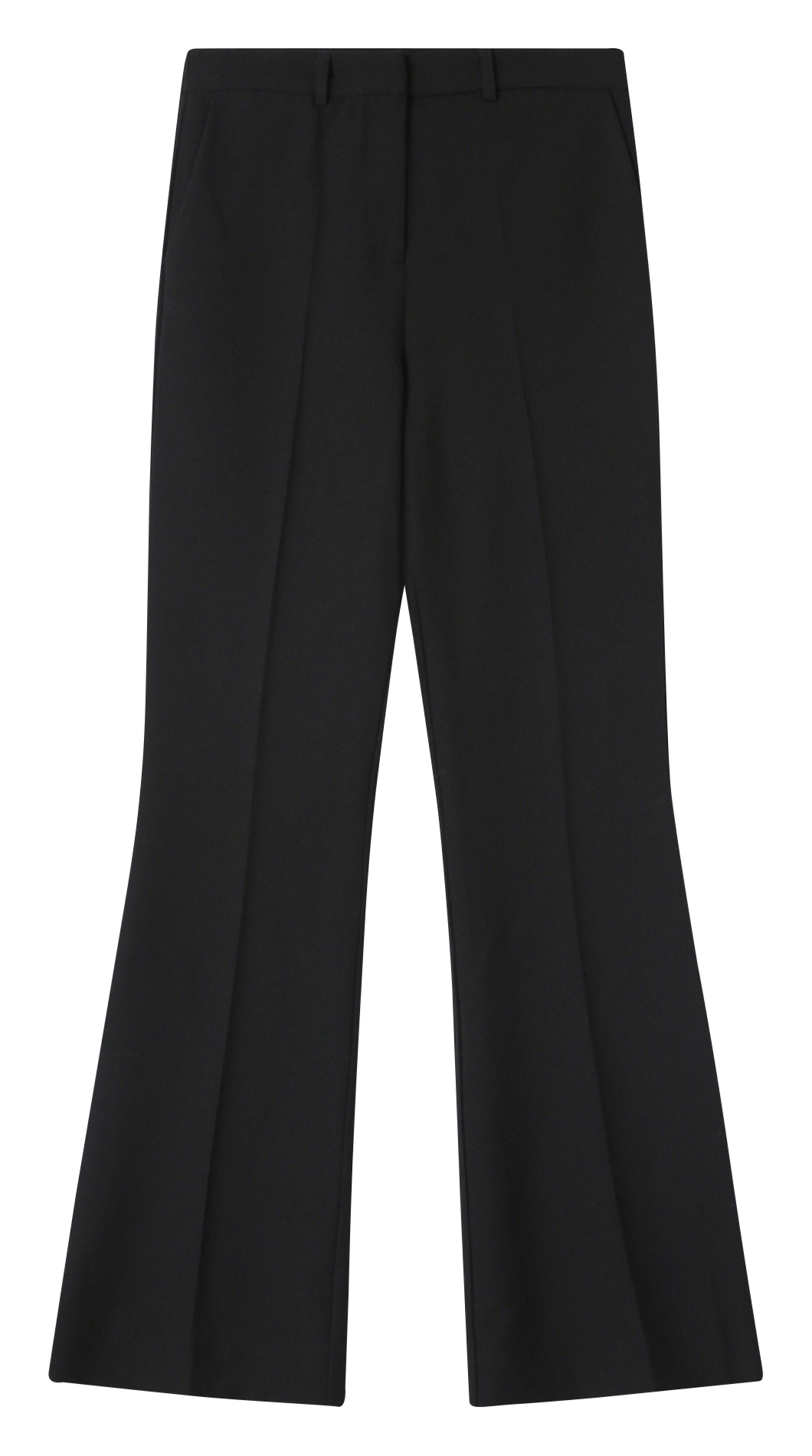 Flare tailored trousers GRACE ET MILA Black