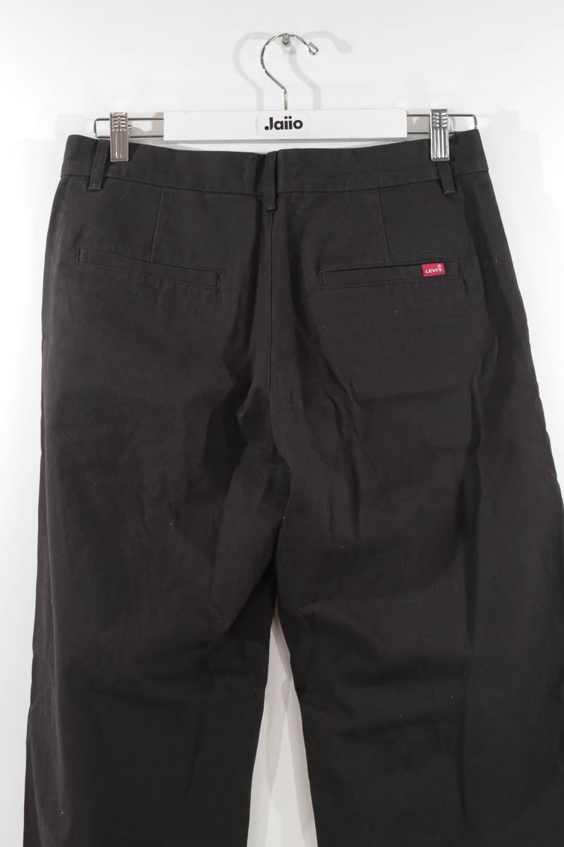 Wide cotton trousers  LEVI'S - Seconde main Black