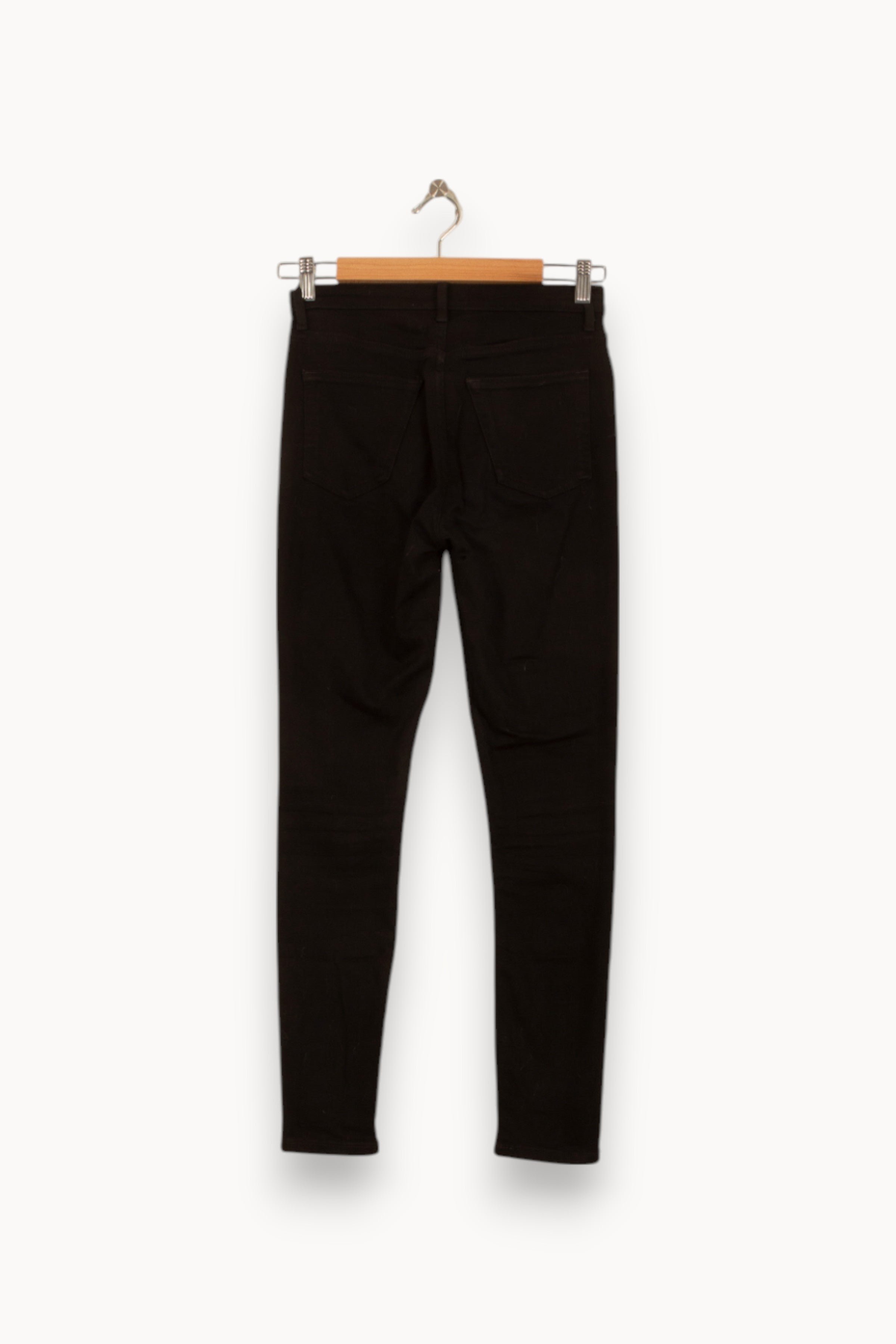 Cropped slim jeans with studs REFORMATION - Seconde Main Black