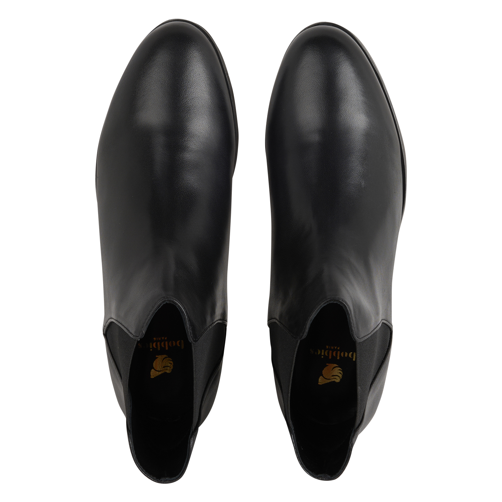 Boots en cuir BOBBIES Noir