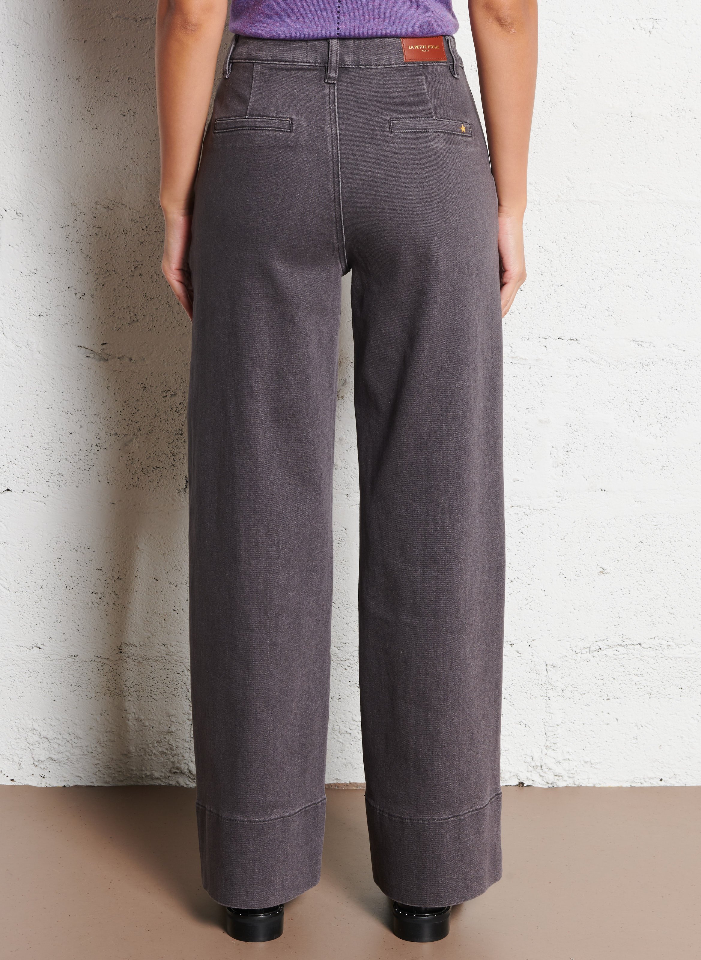 Jean large LA PETITE ETOILE Gris