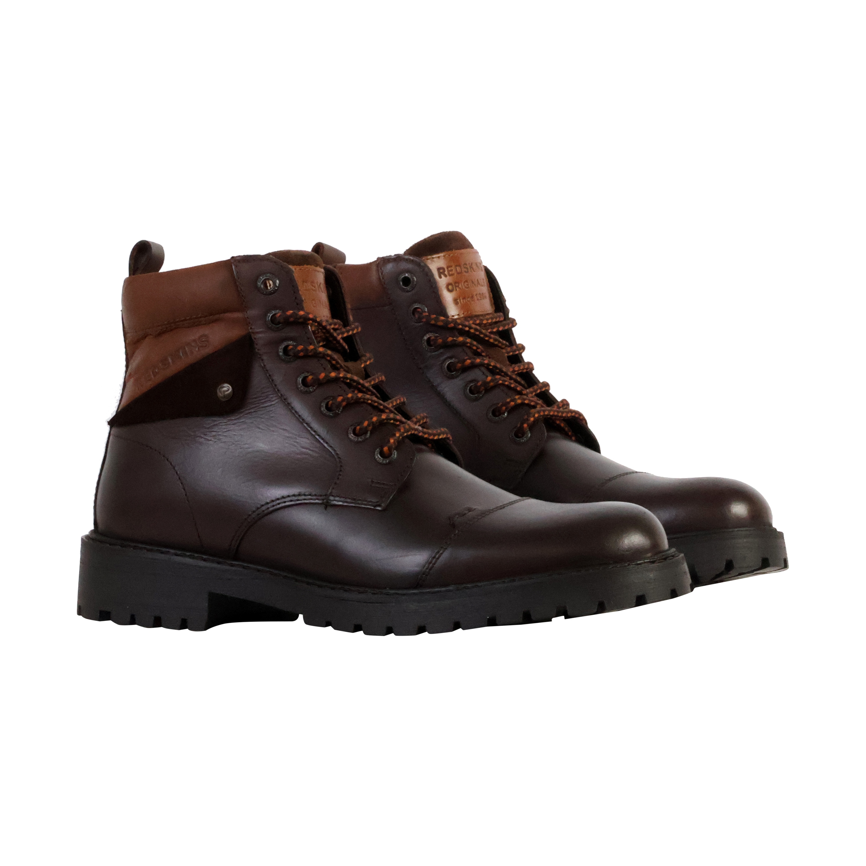 Leather ankle boots tutorial REDSKINS Brown