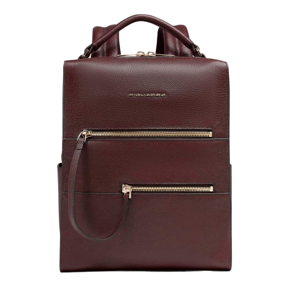 Women's backpack for iPad® with RFID protection PIQUADRO Red