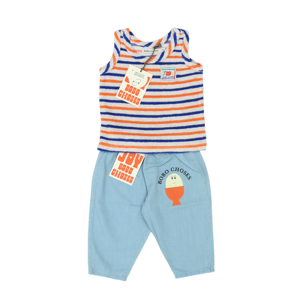 Blue Baby Set - 12 months BOBO CHOSES - Seconde Main Blue