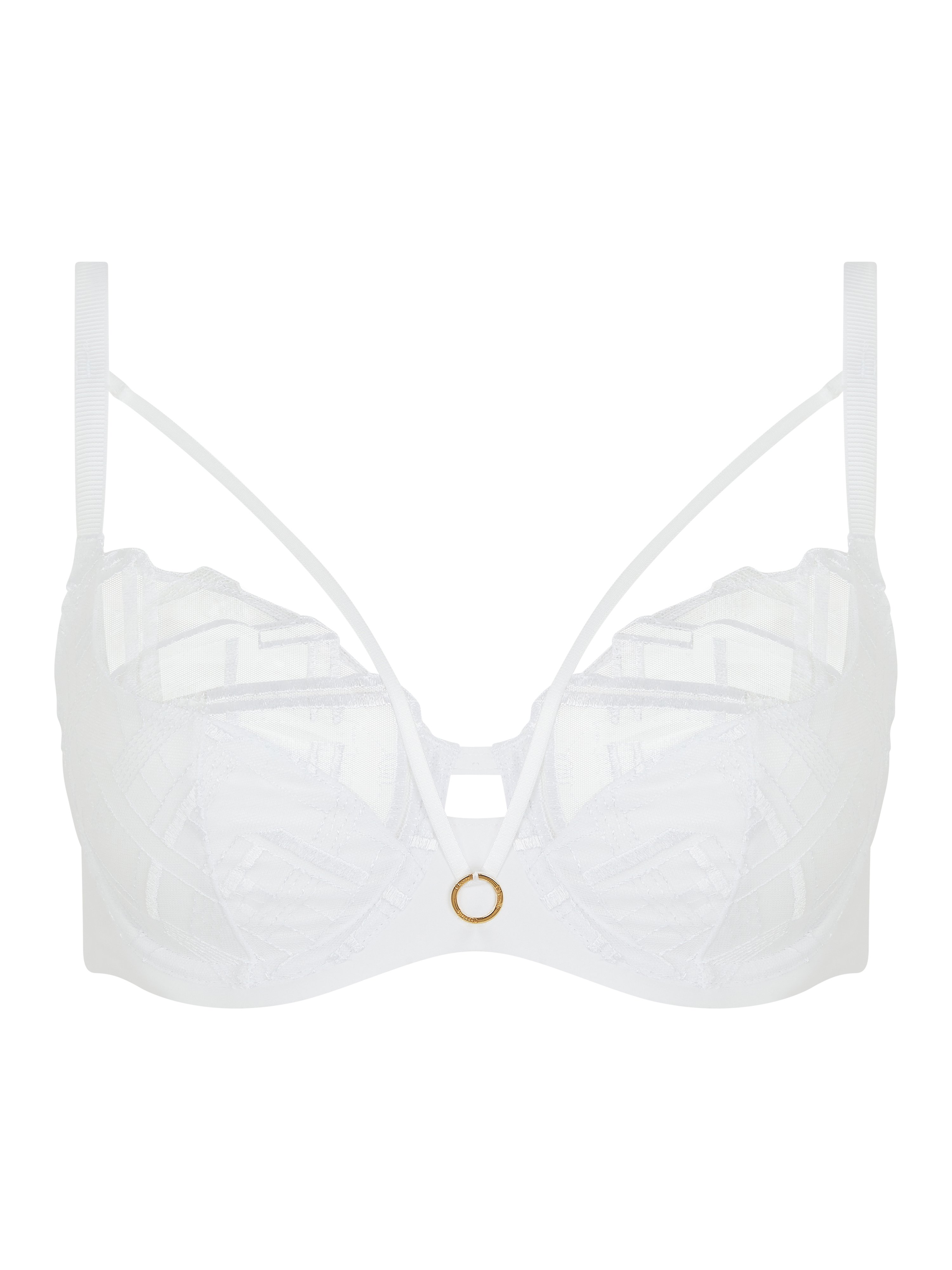 Full-cup bra CHANTELLE White