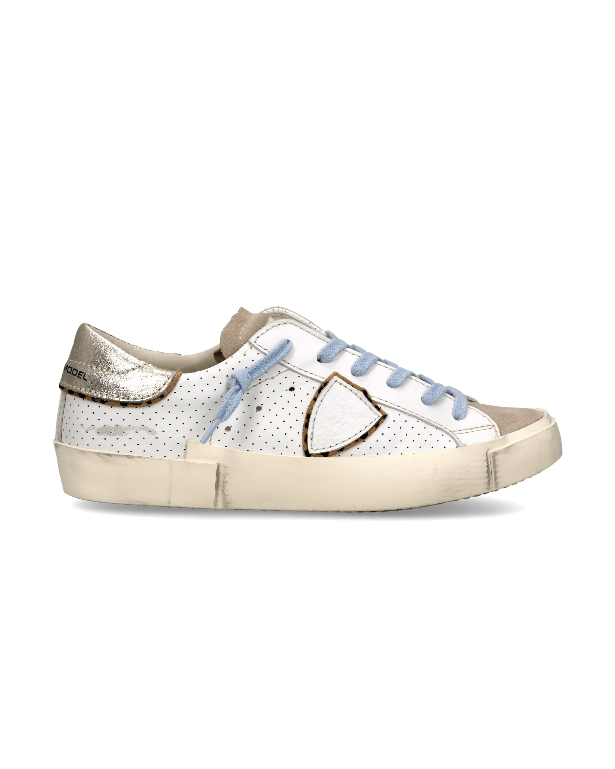 Tennis sneakers. PHILIPPE MODEL Golden