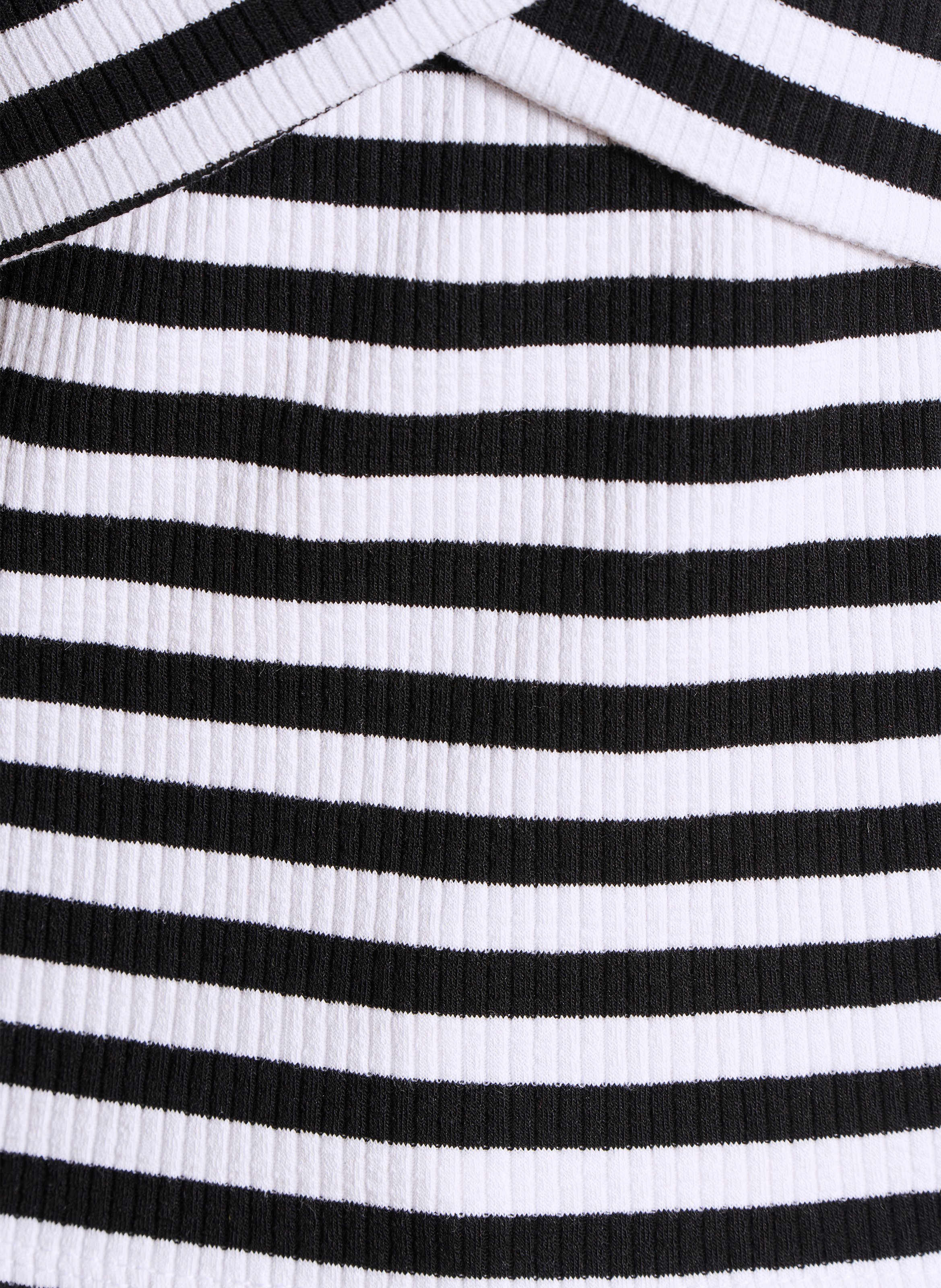 Fitted top in organic cotton LA FEE MARABOUTEE Black