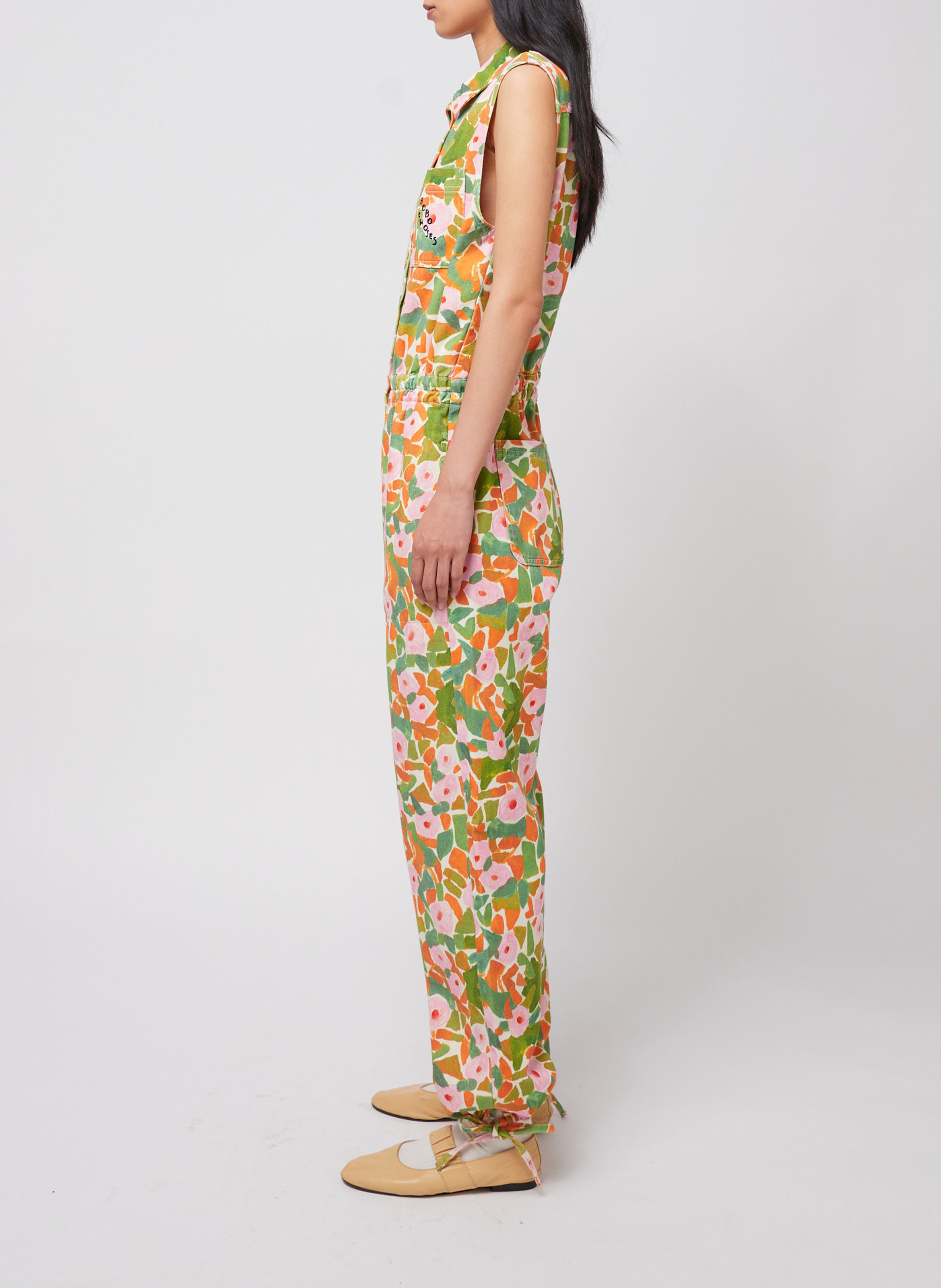 Mouwloos bloemenpatroon jumpsuit BOBO CHOSES Veelkleurig
