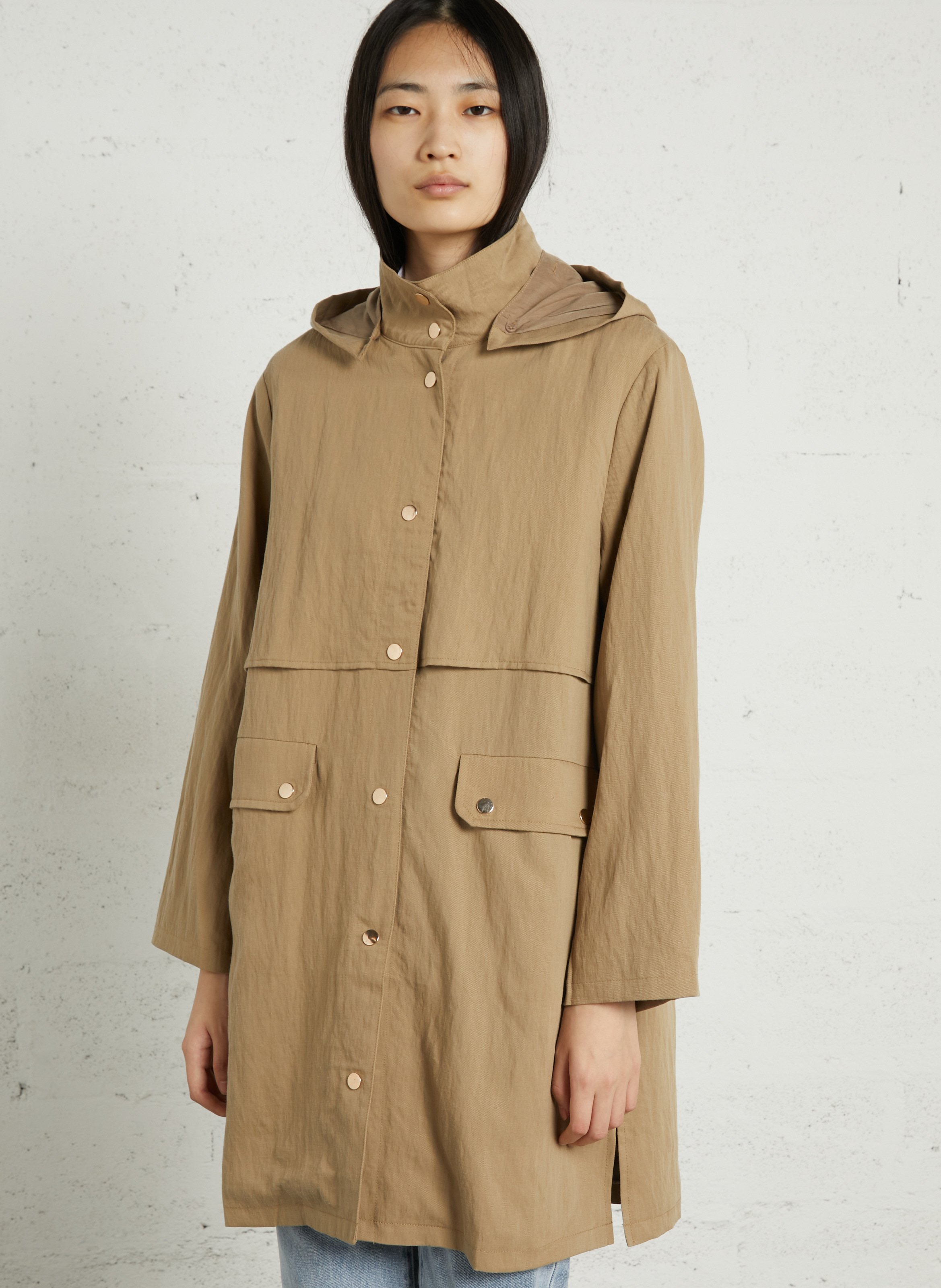 Parka col montant LA PETITE ETOILE Marron