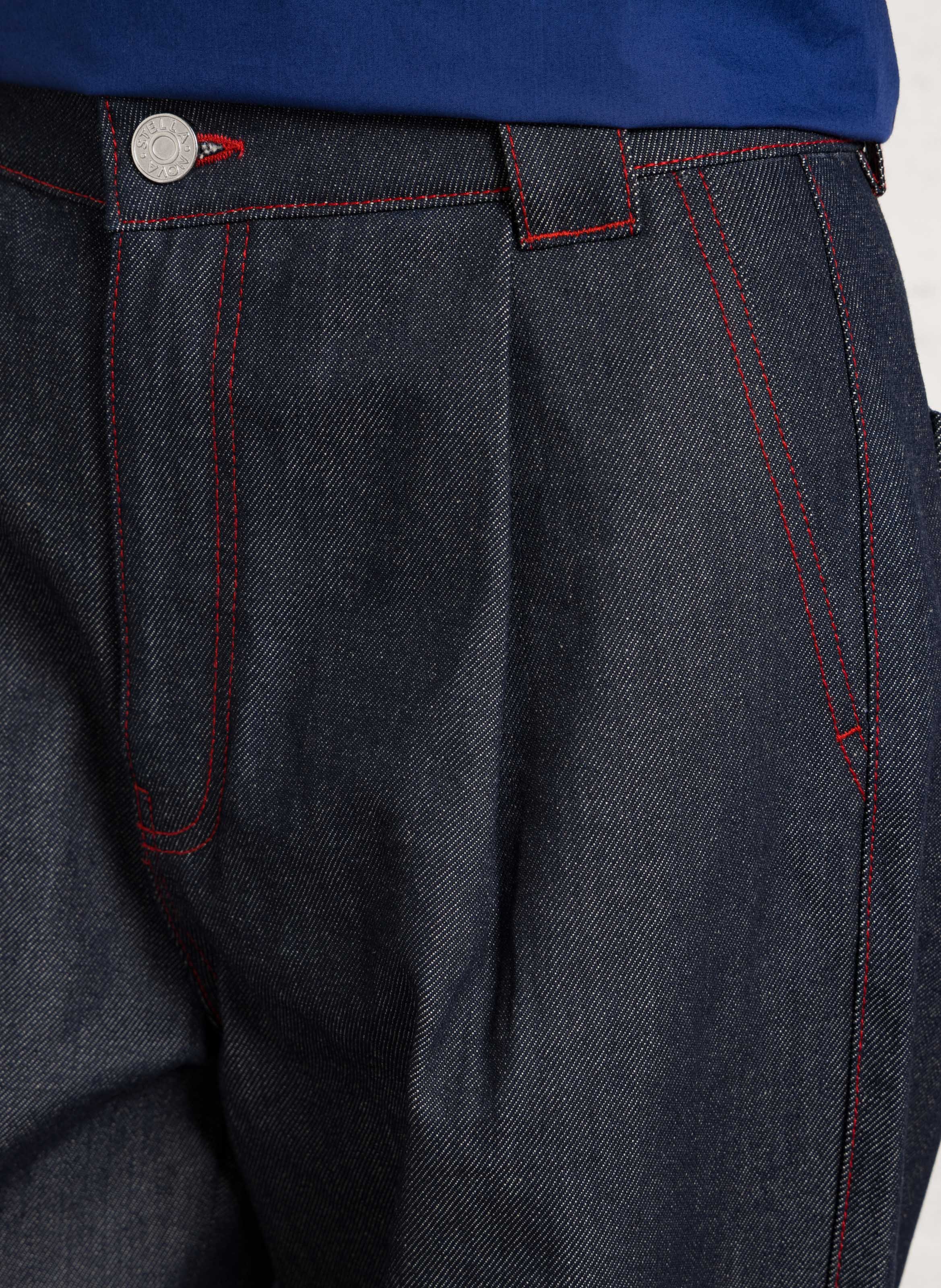 Jean droit à pinces STELLA NOVA Jean brut