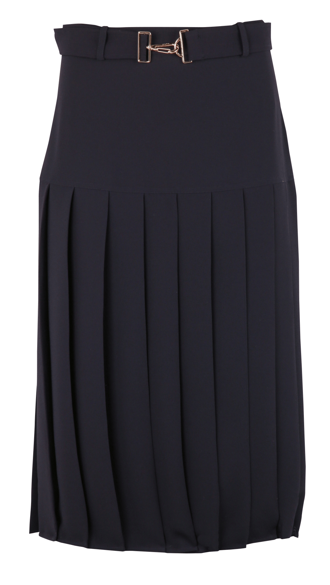 Straight pleated skirt ZAPA Blue