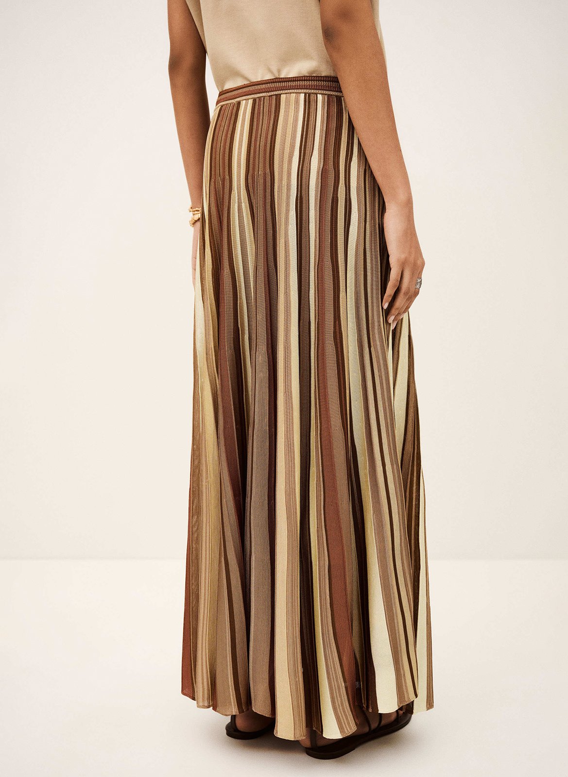 Long pleated skirt BA&SH Multicolored