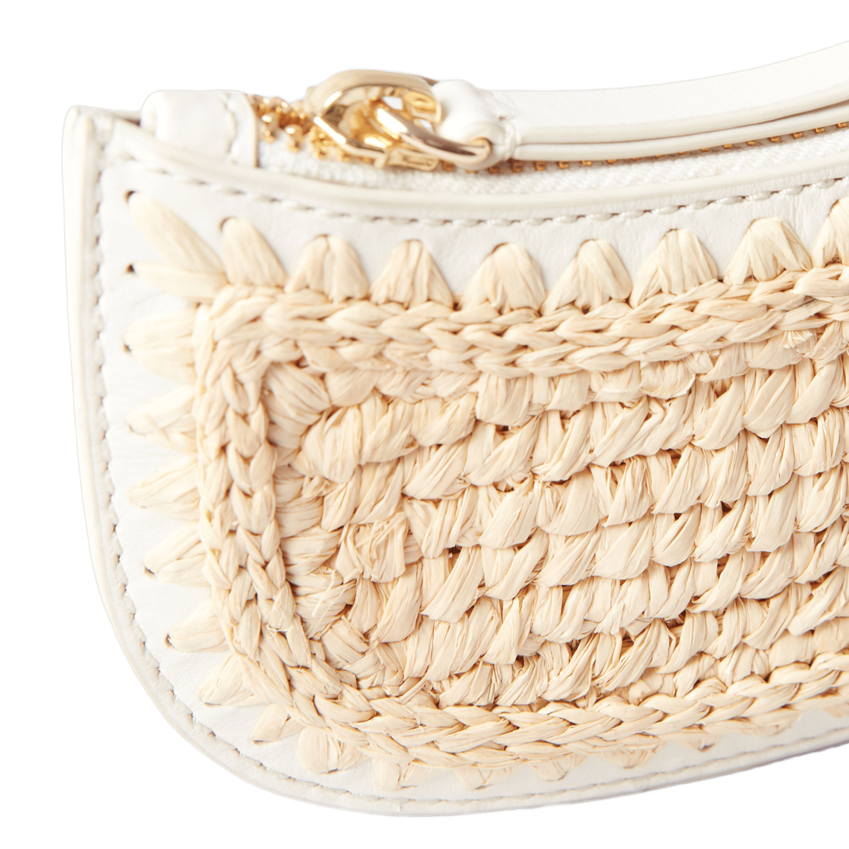 Porte monnaie raphia CLAUDIE PIERLOT Beige