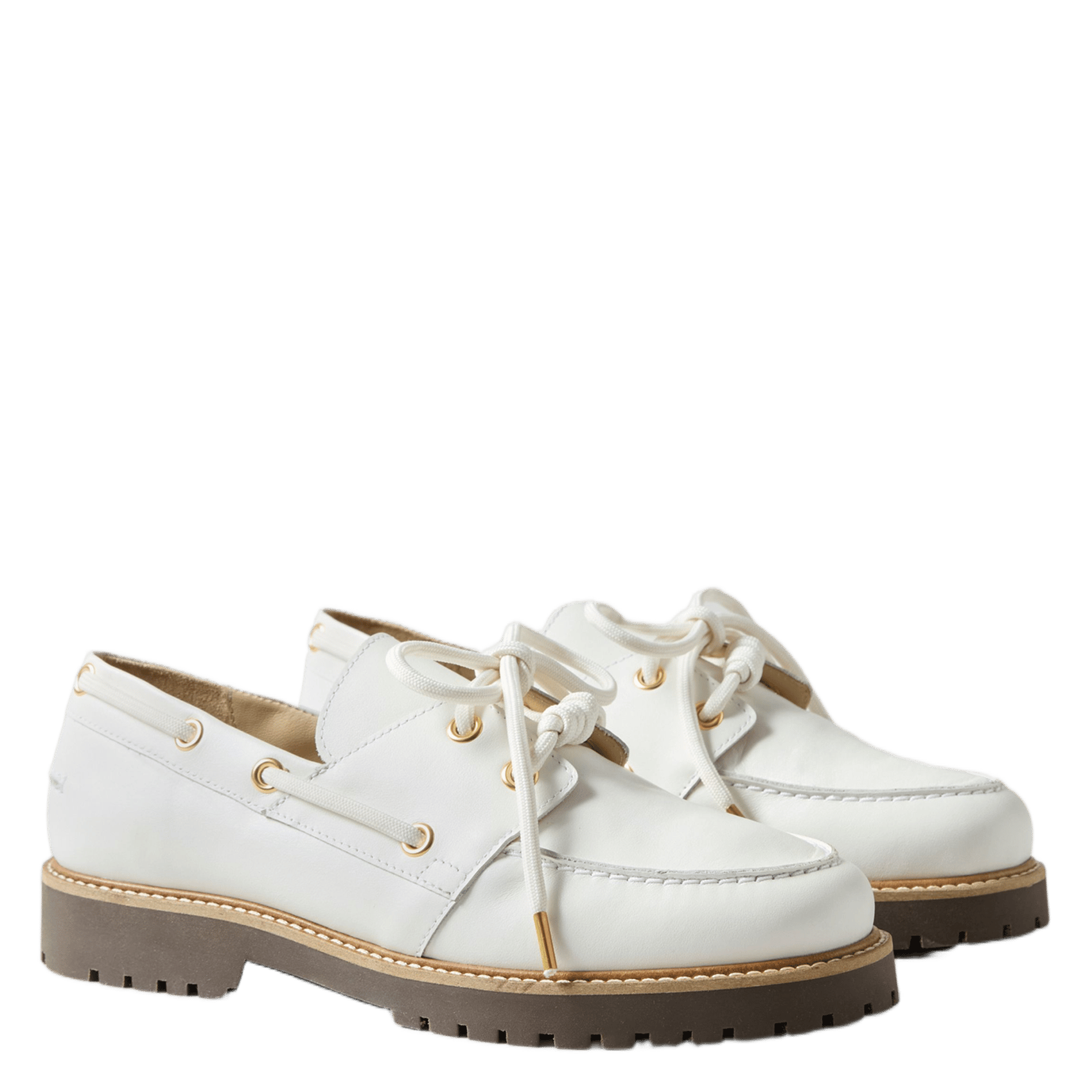 Bootsschuhe aus Leder CLAUDIE PIERLOT Beige