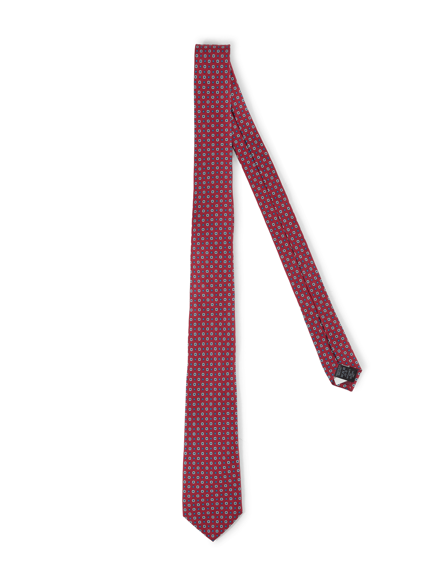 Printed silk tie AU PRINTEMPS PARIS Pink