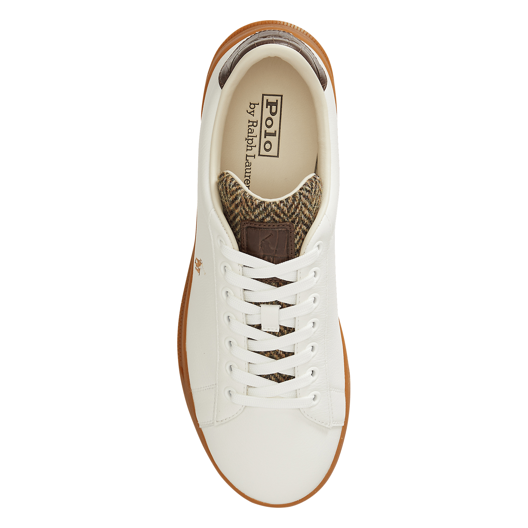 Niedrige Ledersneaker POLO RALPH LAUREN Weiss