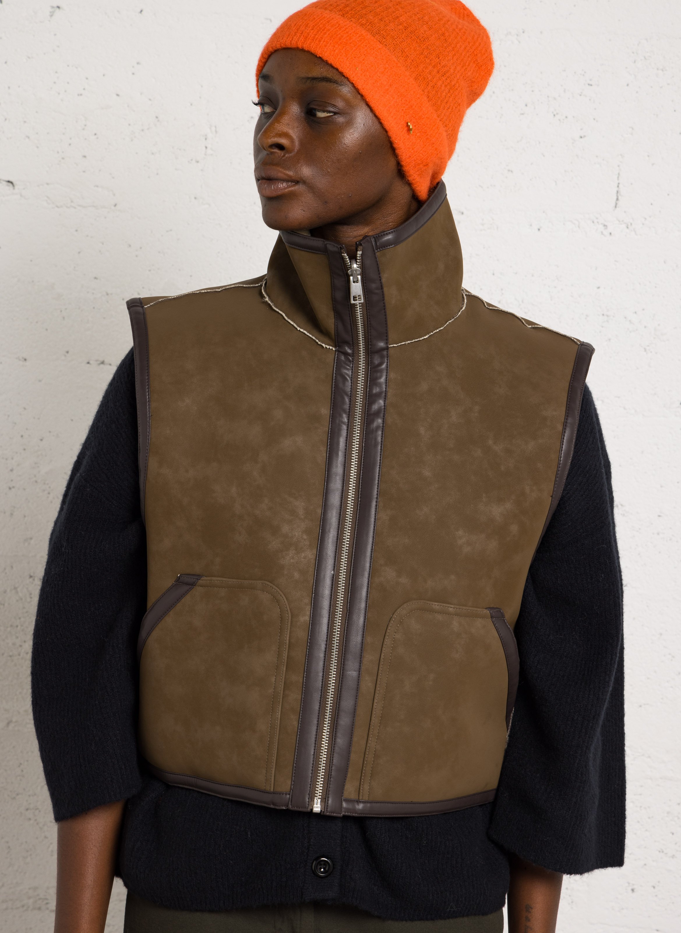 Jacke mit Stehkragen BELLEROSE Khaki