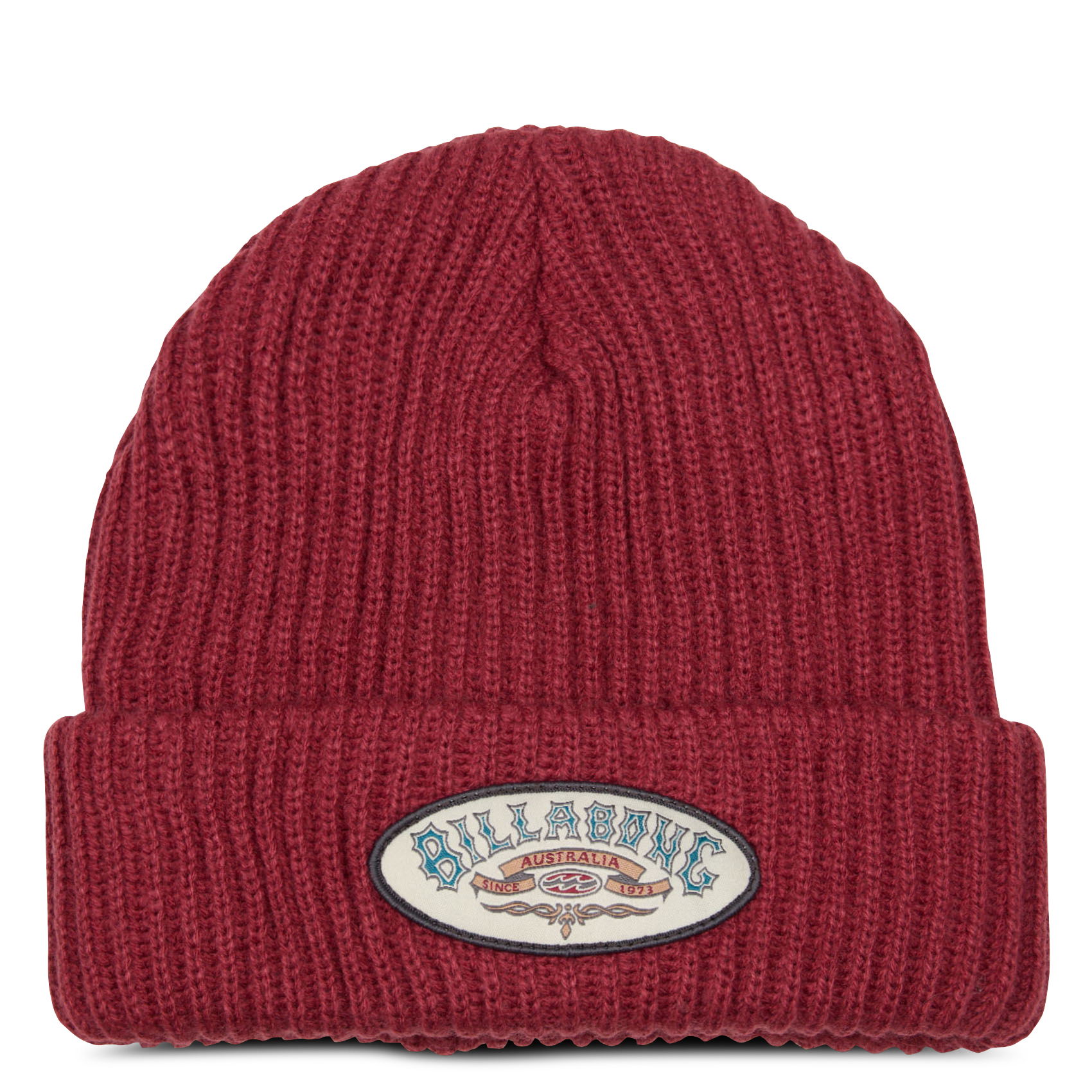 Bonnet en maille côtelée BILLABONG Rouge