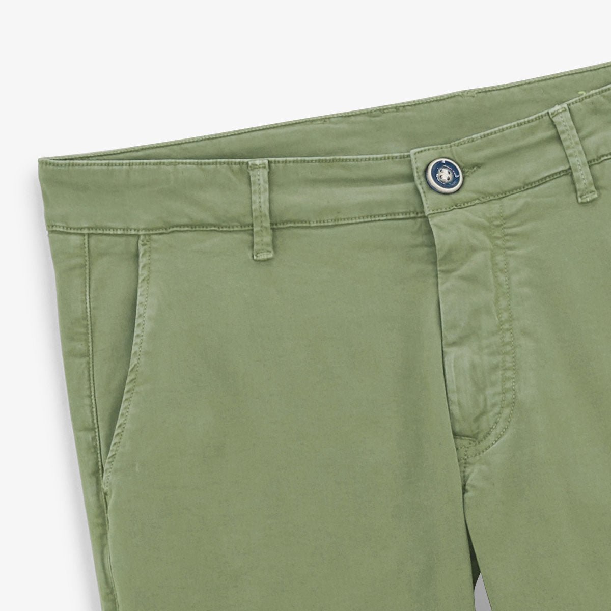 Straight-cut chino trousers SERGE BLANCO Green