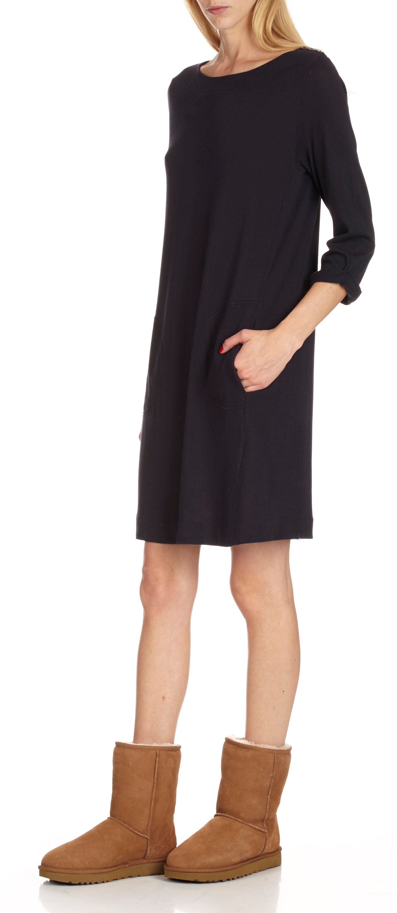 Leren enkellaarzen Classis II Short UGG Bruin