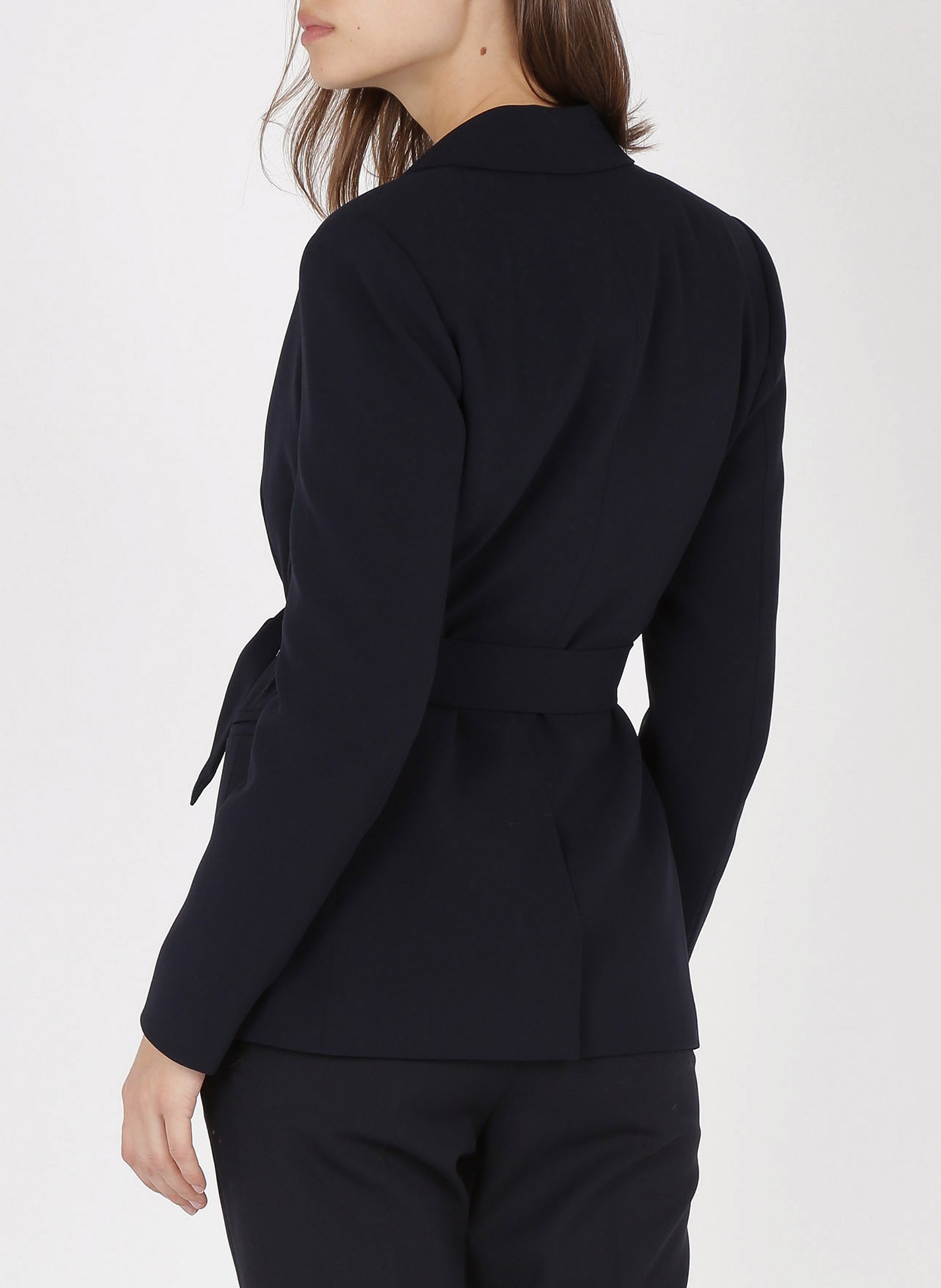 Blazer mit Gürtel und langen Ärmeln CLAUDIE PIERLOT Blau